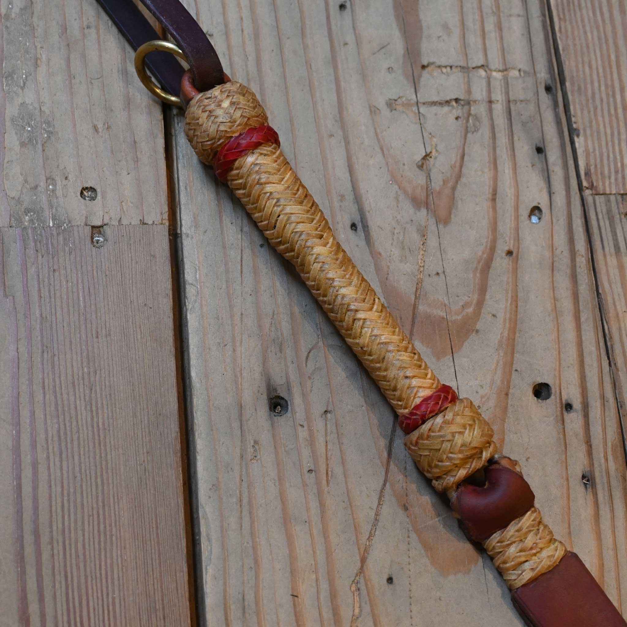 18" Braided Rawhide Quirt - Image 3