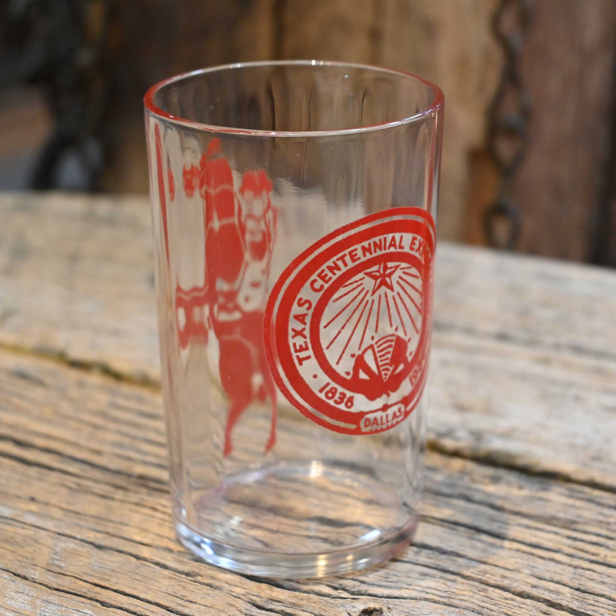 1836-1936 Texas Centennial Exposition Souvenir Juice Glass - Image 4