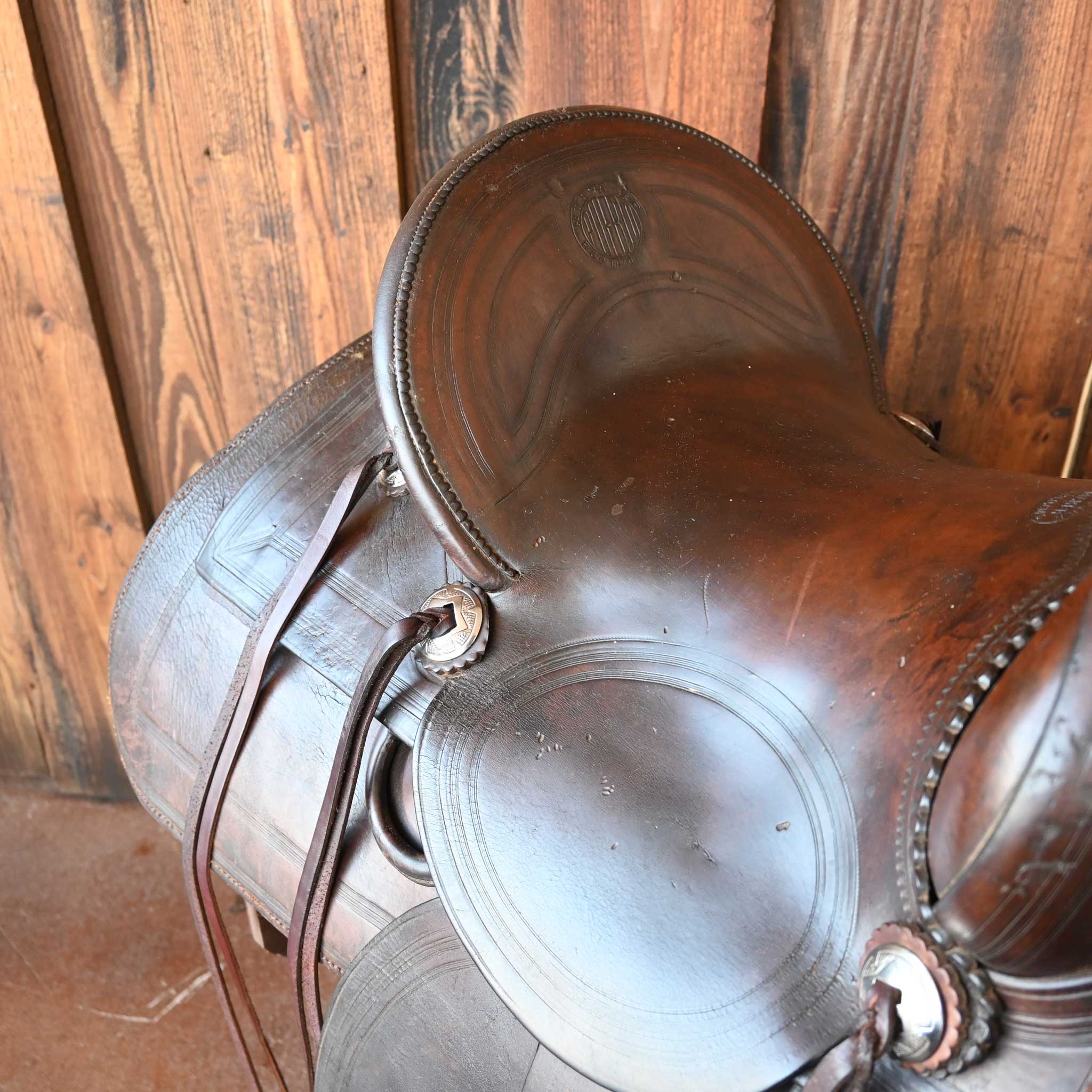 1890's Vintage RT Frazier Saddle - Image 3