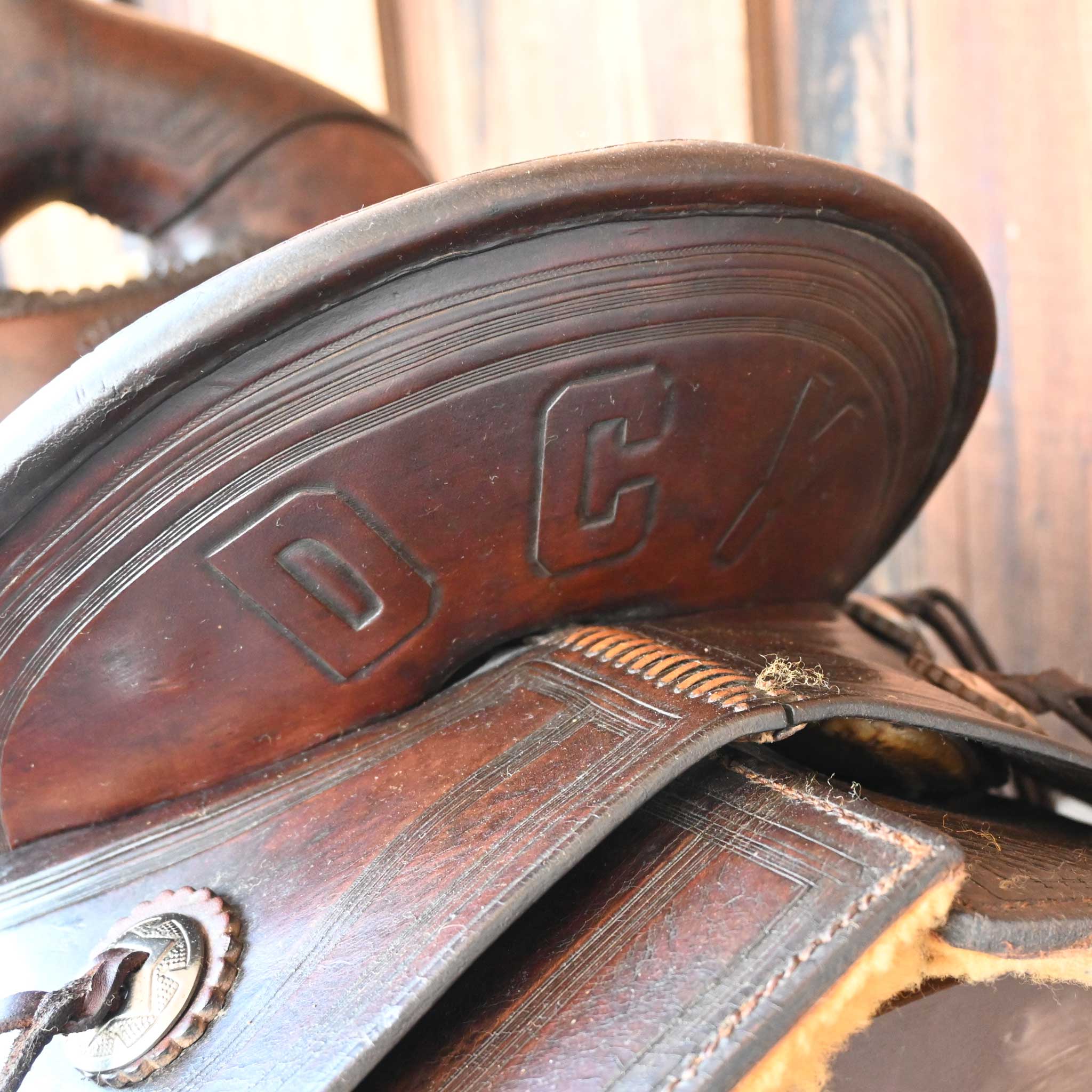 1890's Vintage RT Frazier Saddle - Image 5