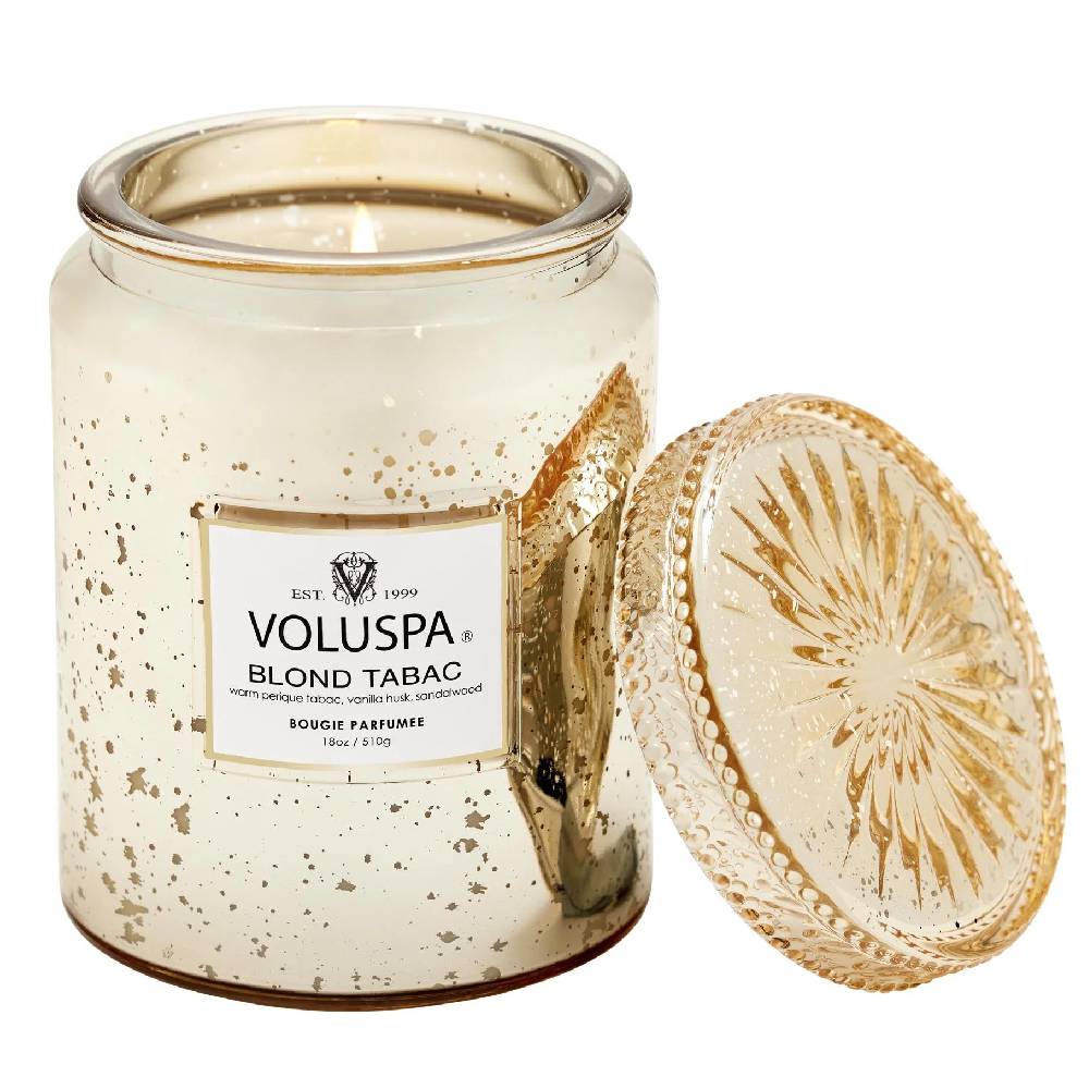 Voluspa Blond Tabac Candle - Large Speckle Jar