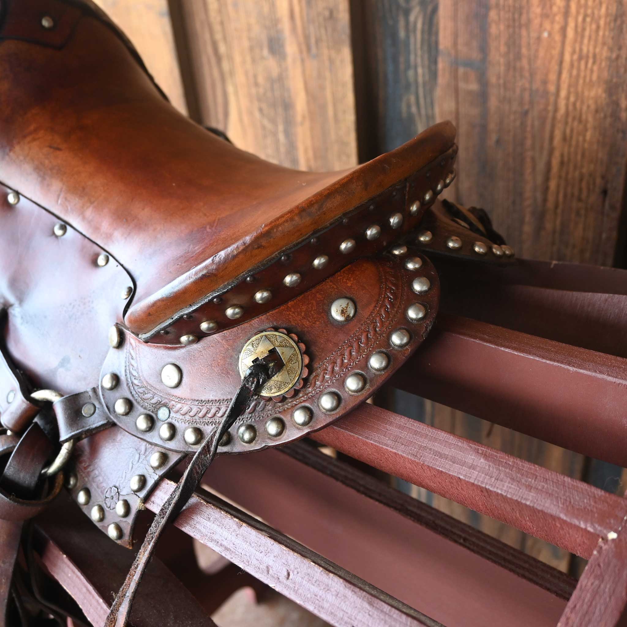 1900's-20's Vintage Pony Saddle - Image 3