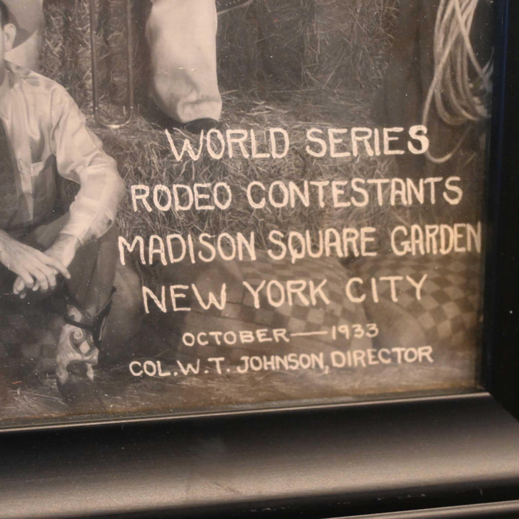 1933 World Series Rodeo Contestants - Image 2