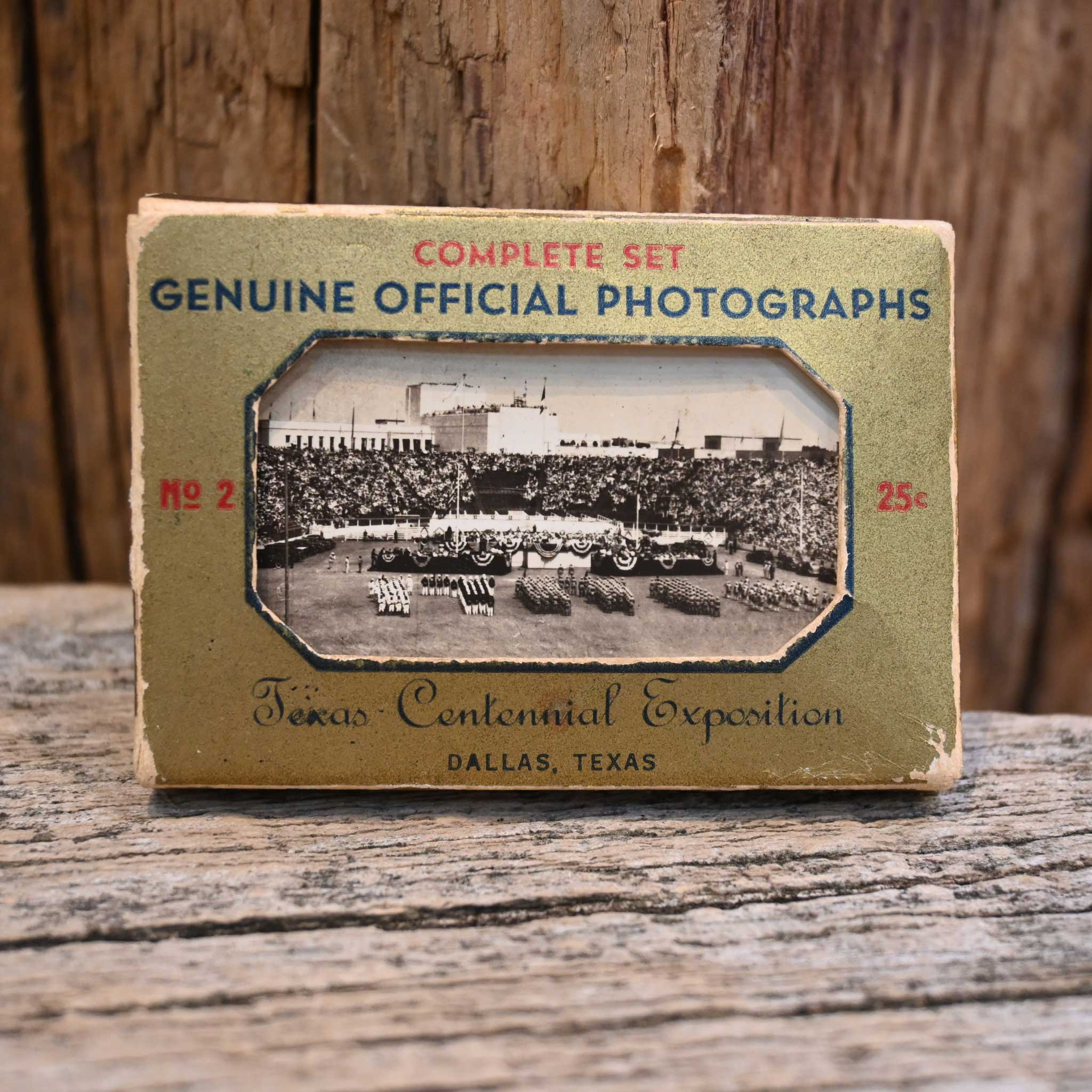 1936 Texas Centennial of Texas Exposition Souvenir Box Set of Photographs