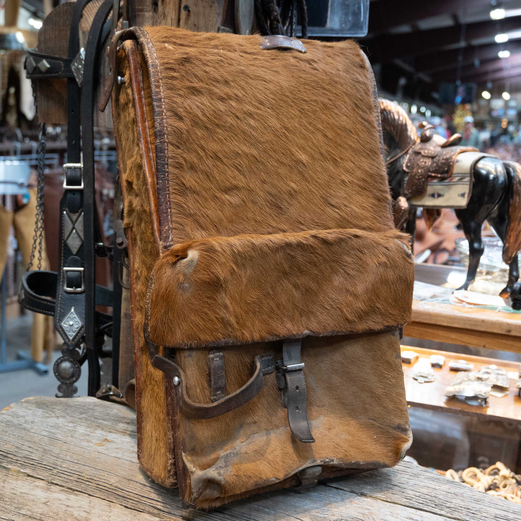 1940's Swiss Horse Hair WWll Mountain Rucksack