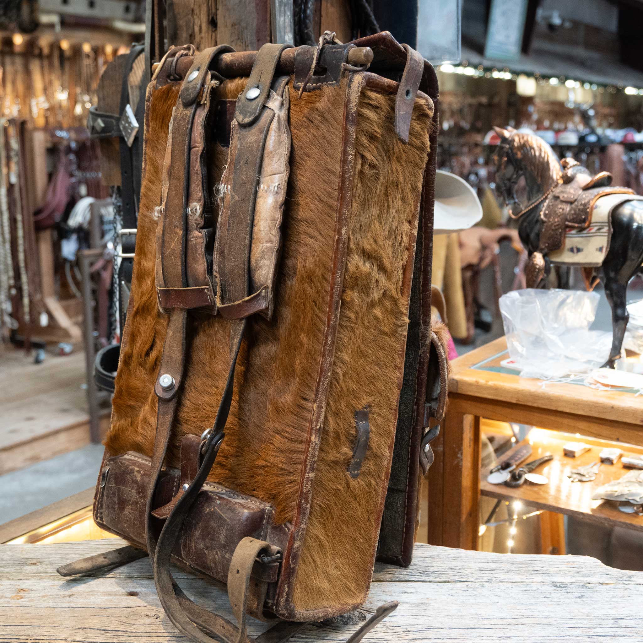1940's Swiss Horse Hair WWll Mountain Rucksack - Image 2
