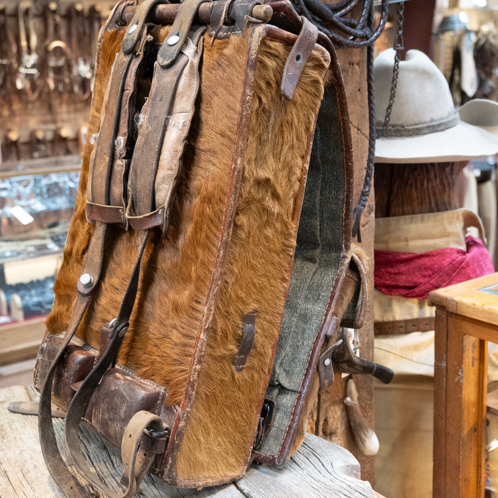 1940's Swiss Horse Hair WWll Mountain Rucksack - Image 3