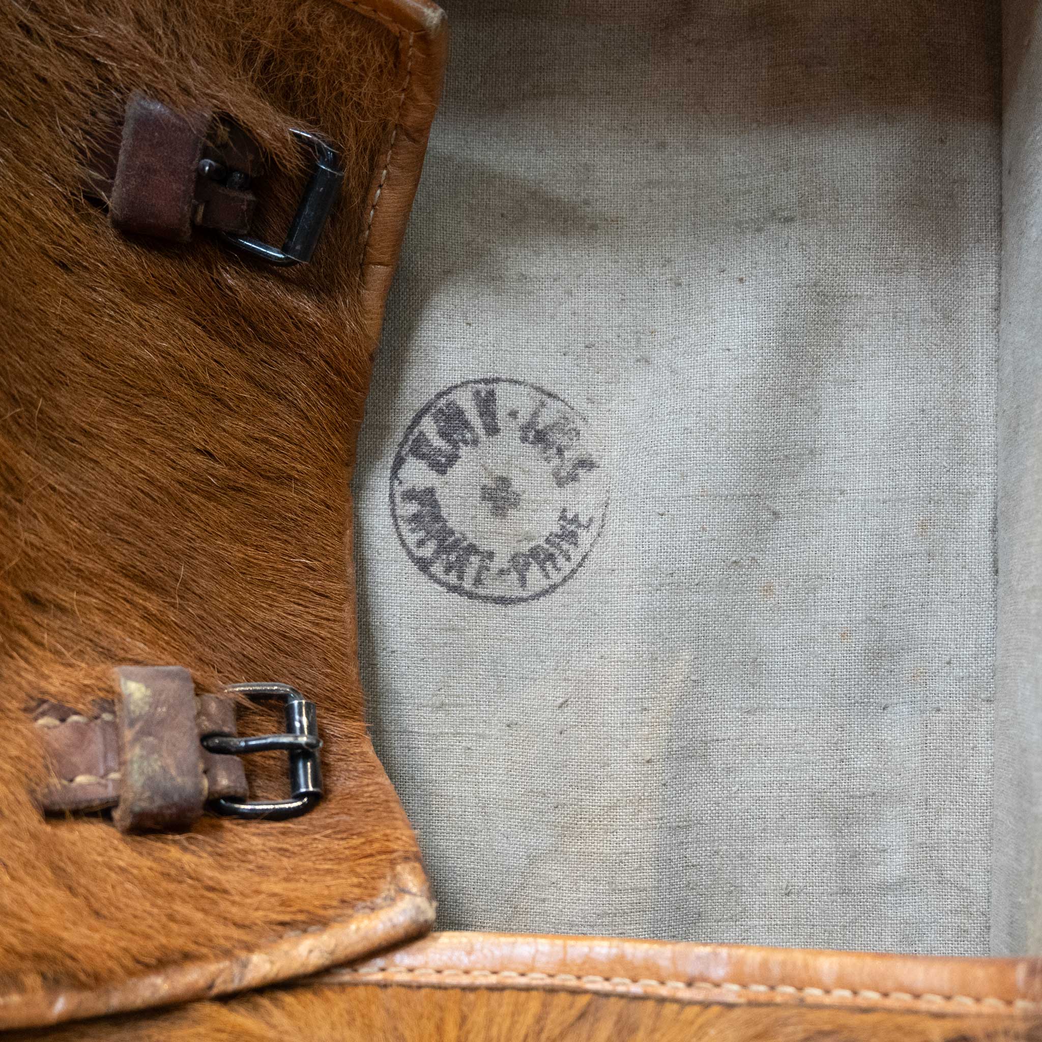 1940's Swiss Horse Hair WWll Mountain Rucksack - Image 4