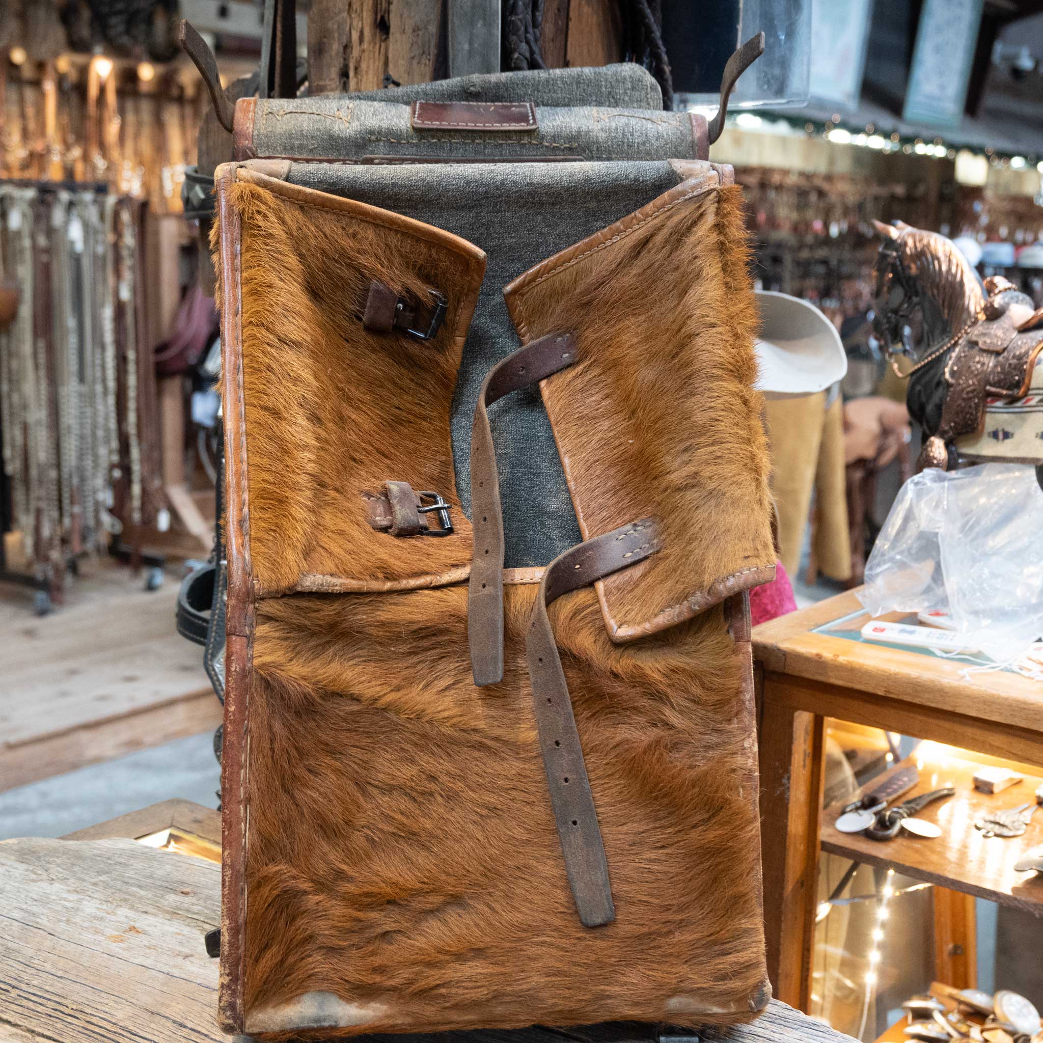 1940's Swiss Horse Hair WWll Mountain Rucksack - Image 6