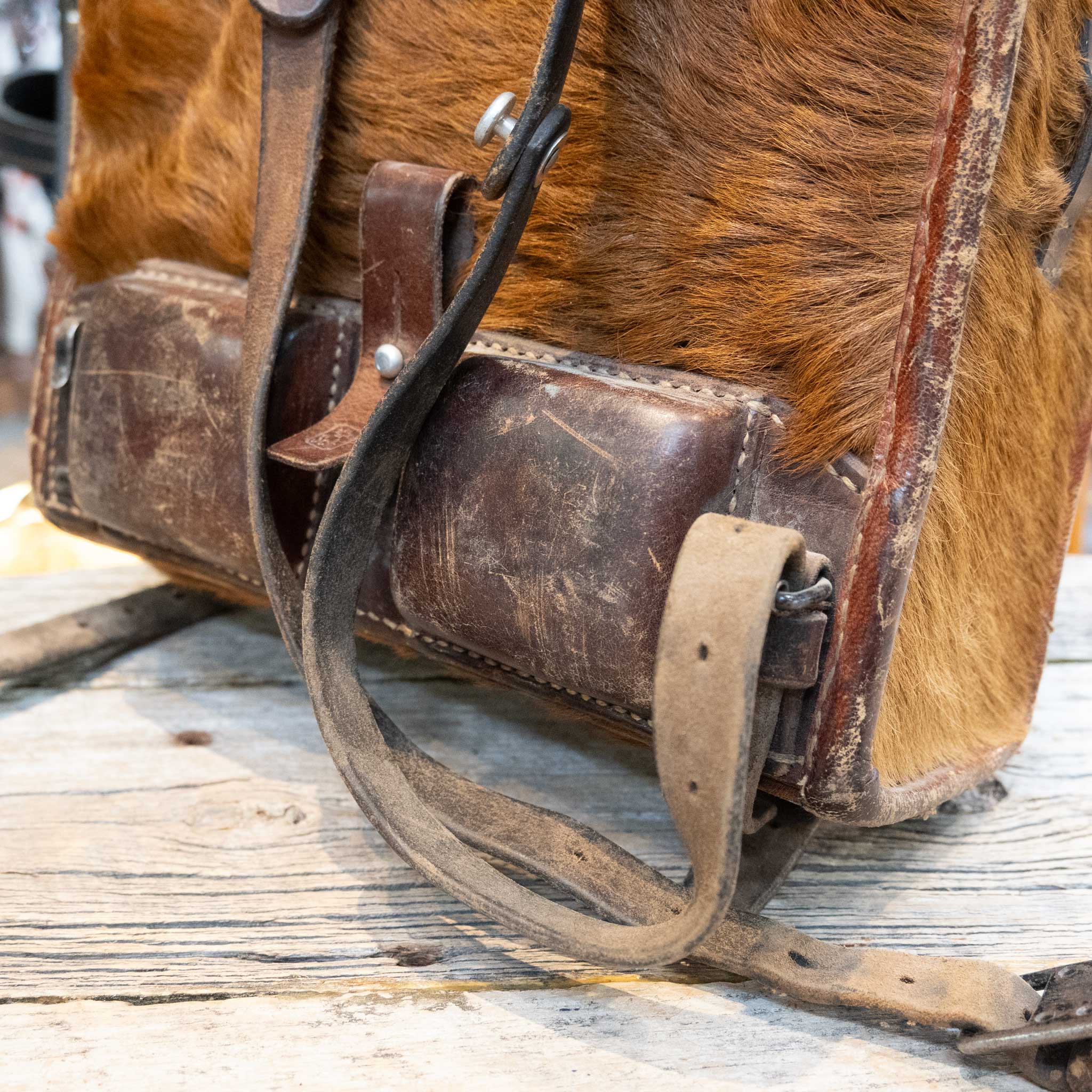 1940's Swiss Horse Hair WWll Mountain Rucksack - Image 7