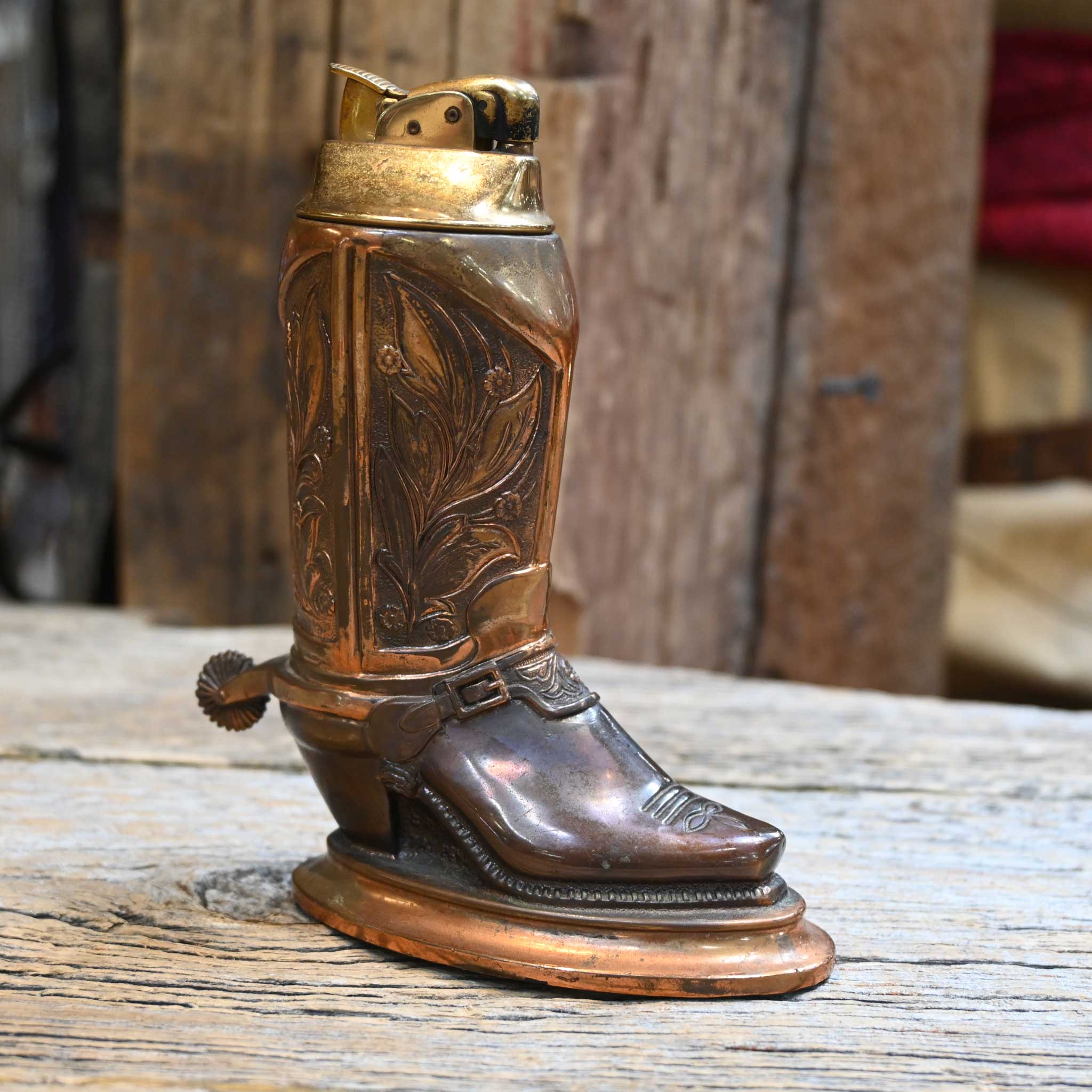 1950's Copper Clad Cowboy Boot Lighter - Image 2