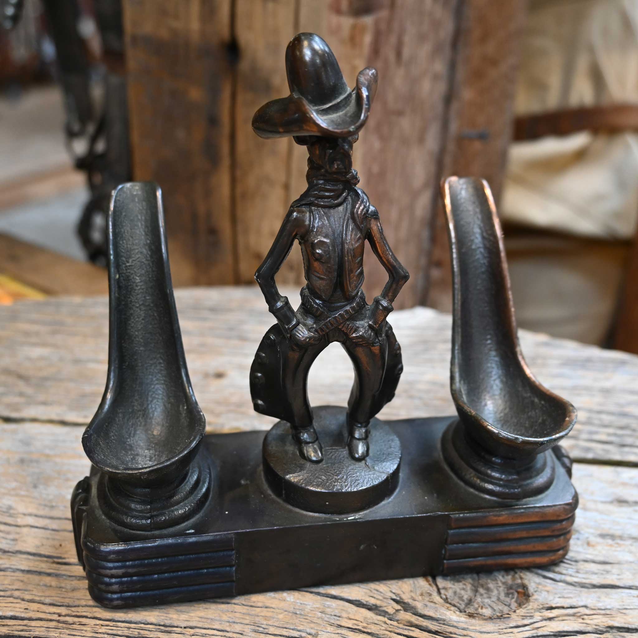 1950's Art Deco - Outlaw Bowlegged Cowboy Pipe Holder