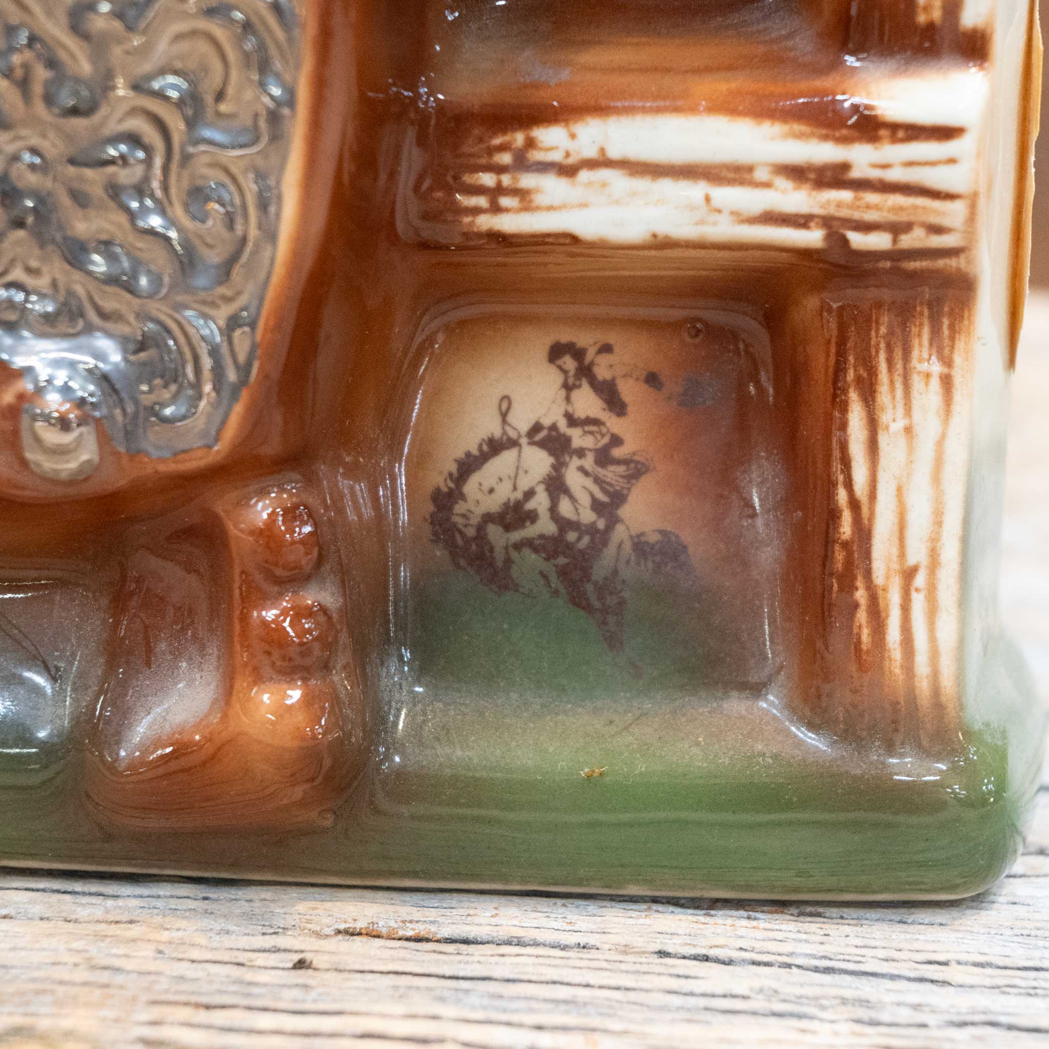 1972 Ezra Brooks Saddle Shaped Whisky Decanter - Image 5