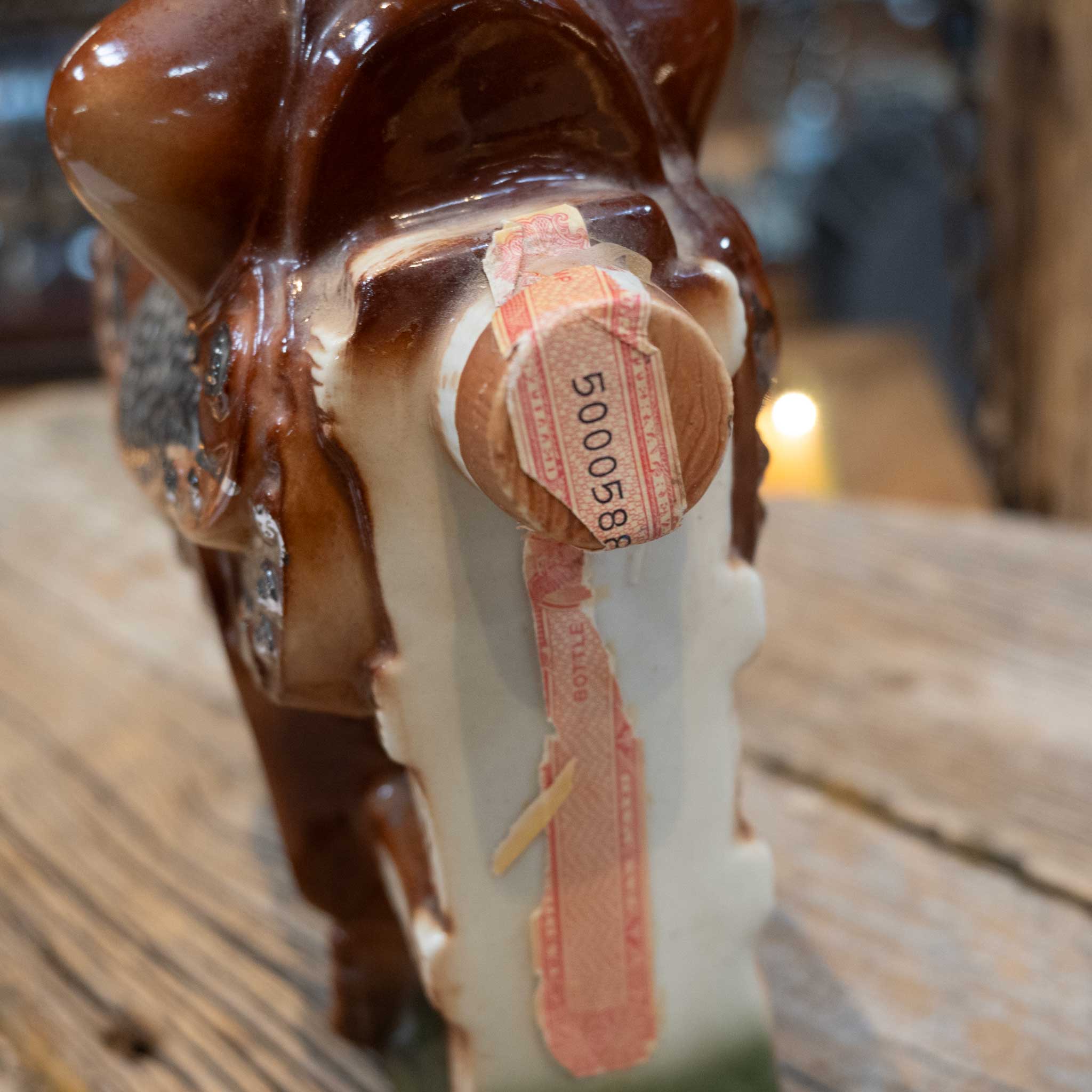1972 Ezra Brooks Saddle Shaped Whisky Decanter - Image 6