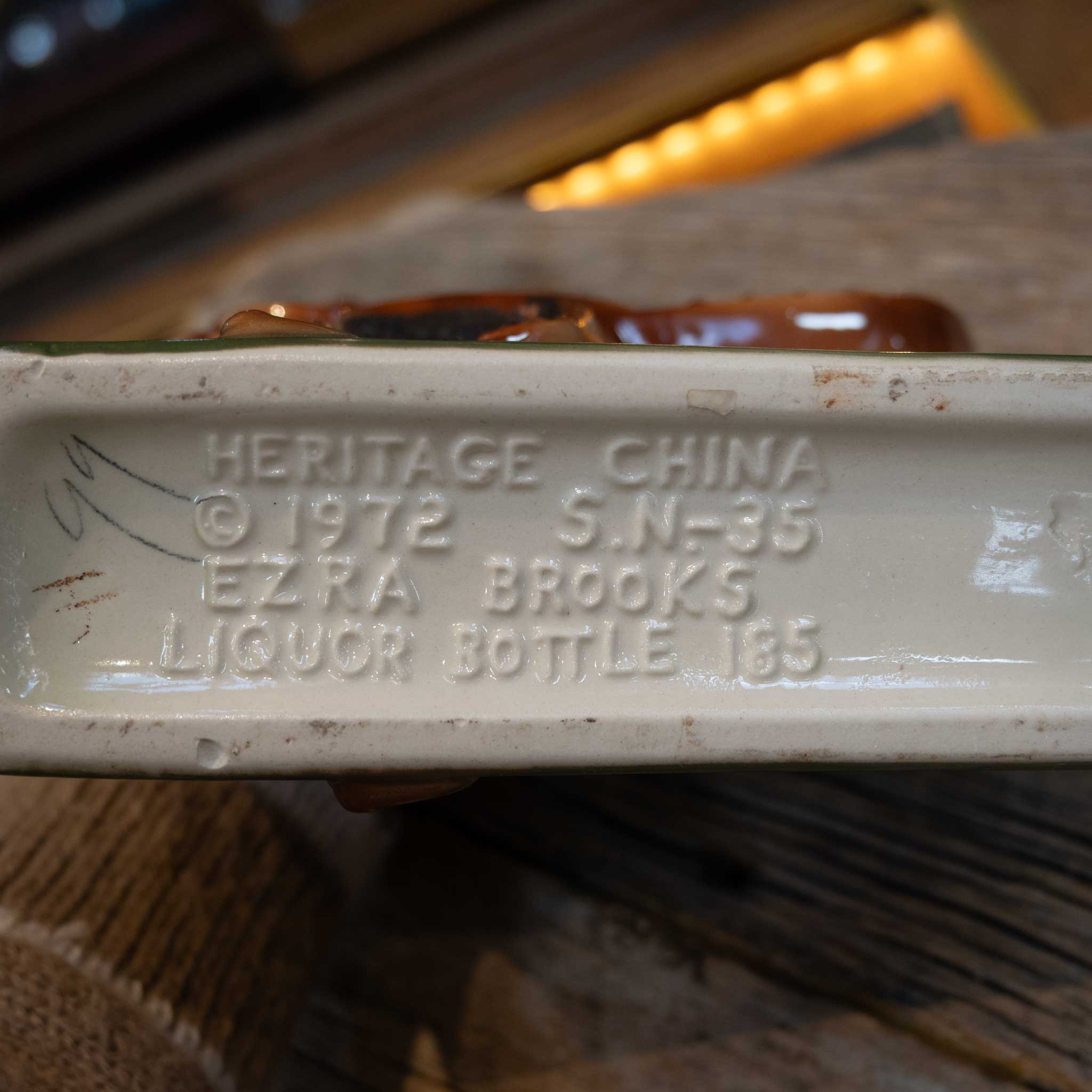 1972 Ezra Brooks Saddle Shaped Whisky Decanter - Image 7