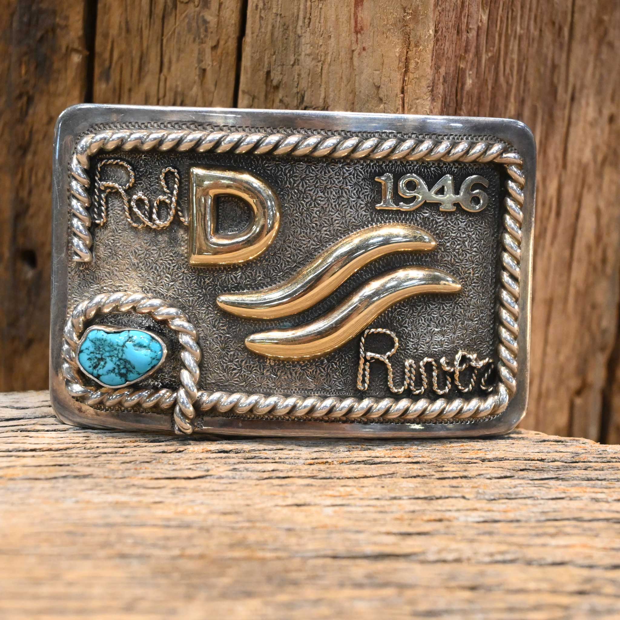 1980's Edward Bohlin John Wayne Commemorative Belt Buckle