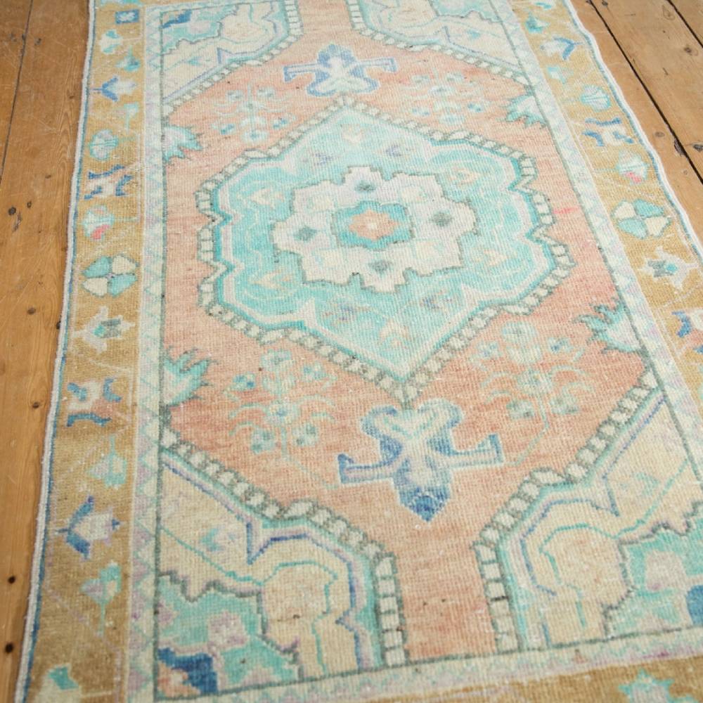 Vintage Distressed Oushak Rug - Image 2