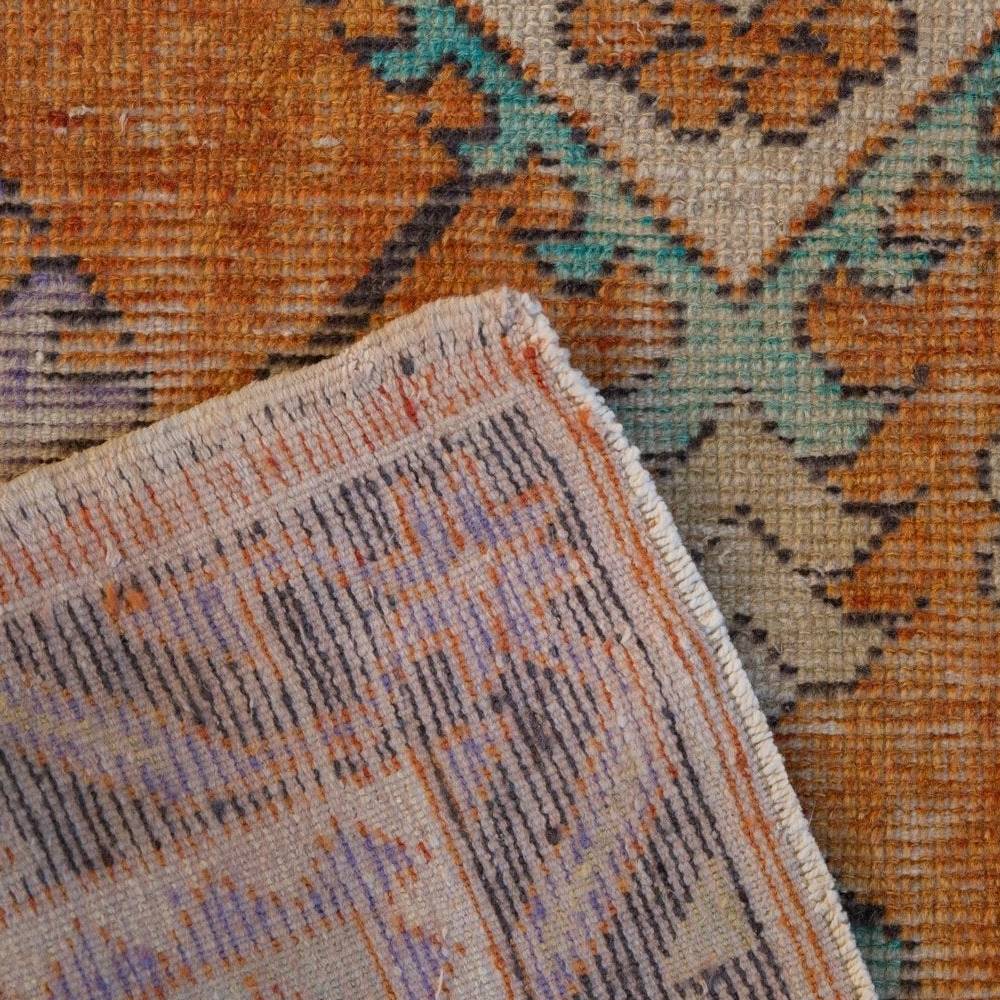 Vintage Distressed Oushak Rug Runner - Image 3