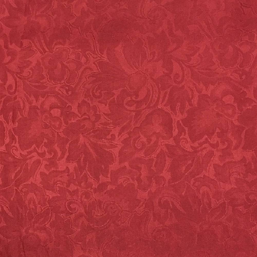 Jacquard Red Silk Scarf - 20"