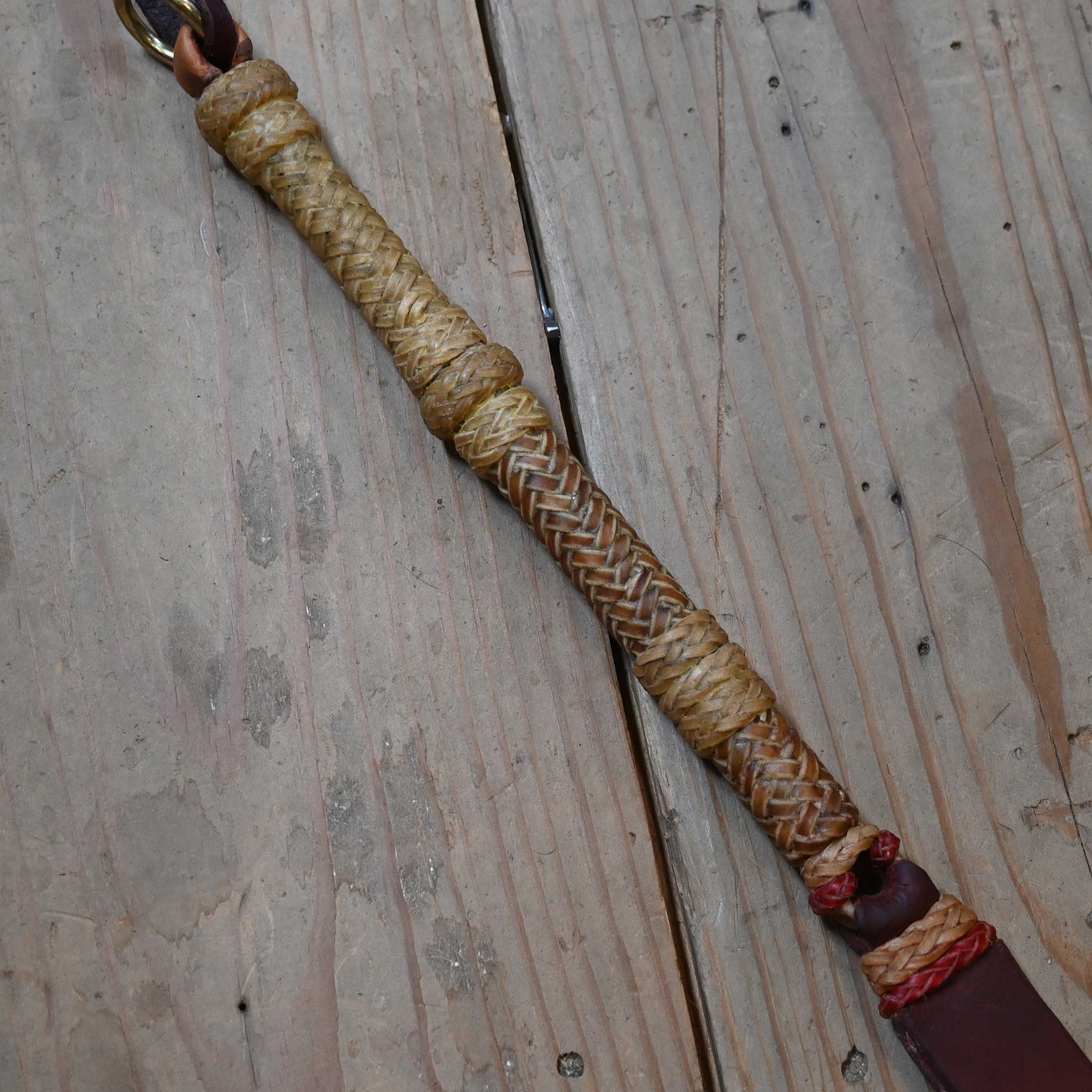 22" Braided Rawhide Quirt - Image 3