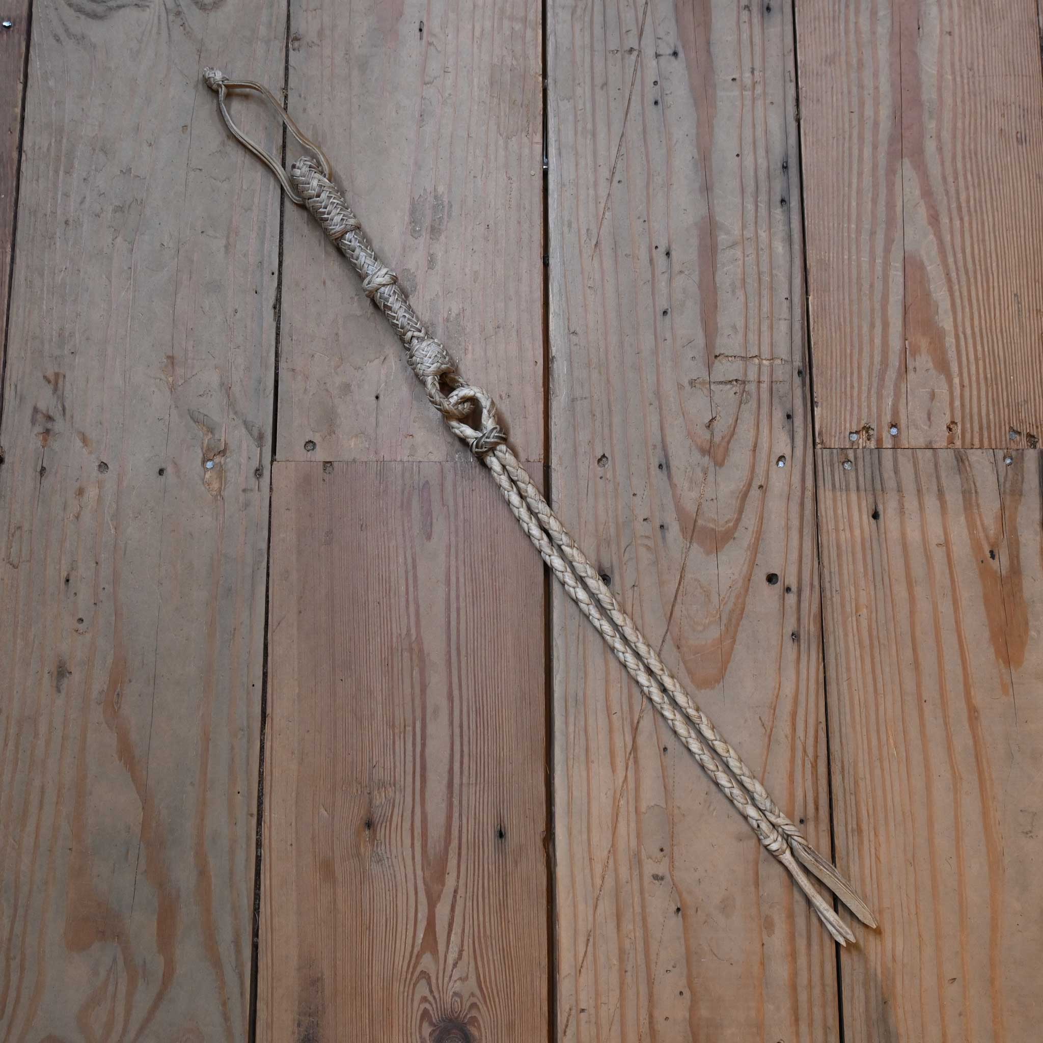 24 1/2" Braided Rawhide Quirt