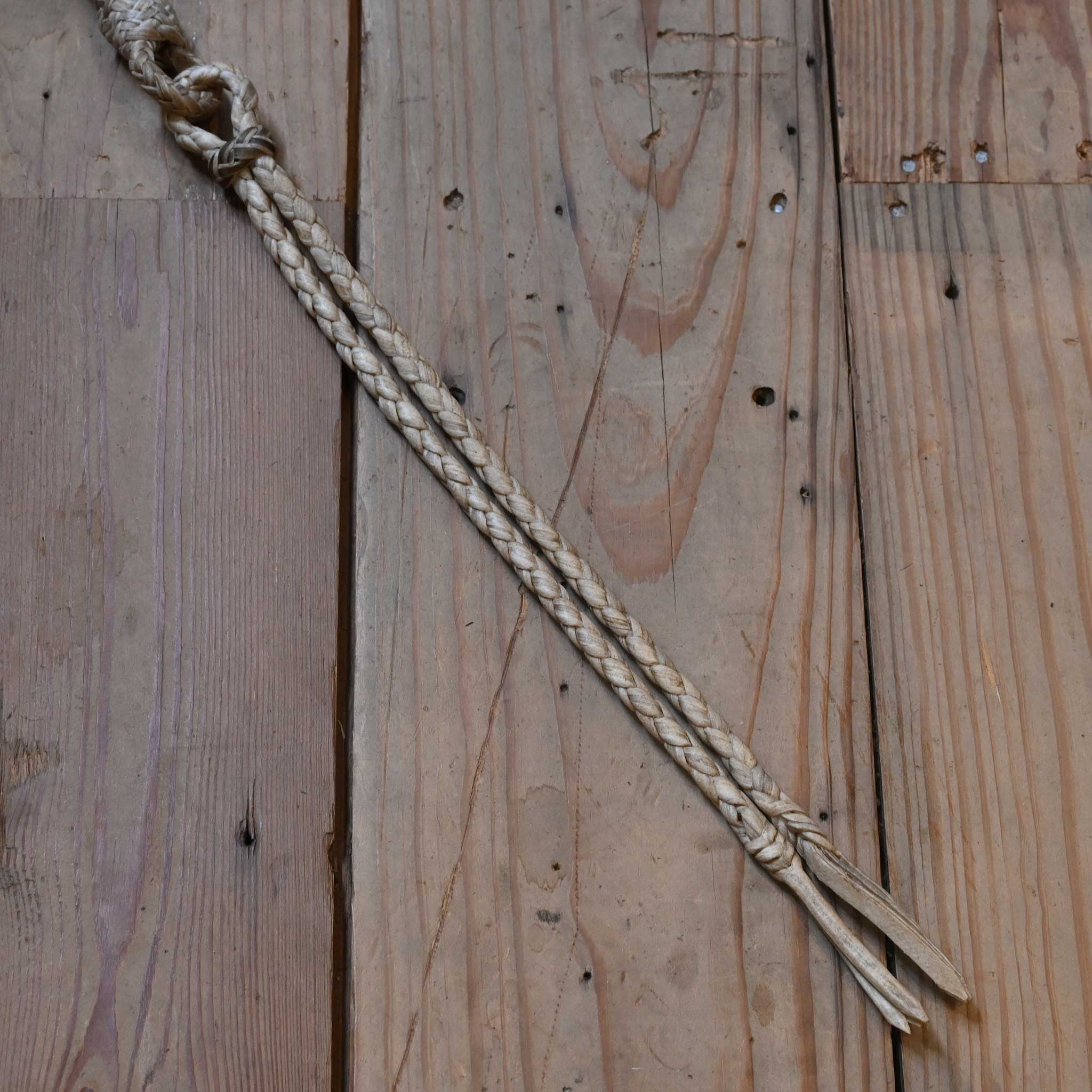 24 1/2" Braided Rawhide Quirt - Image 2