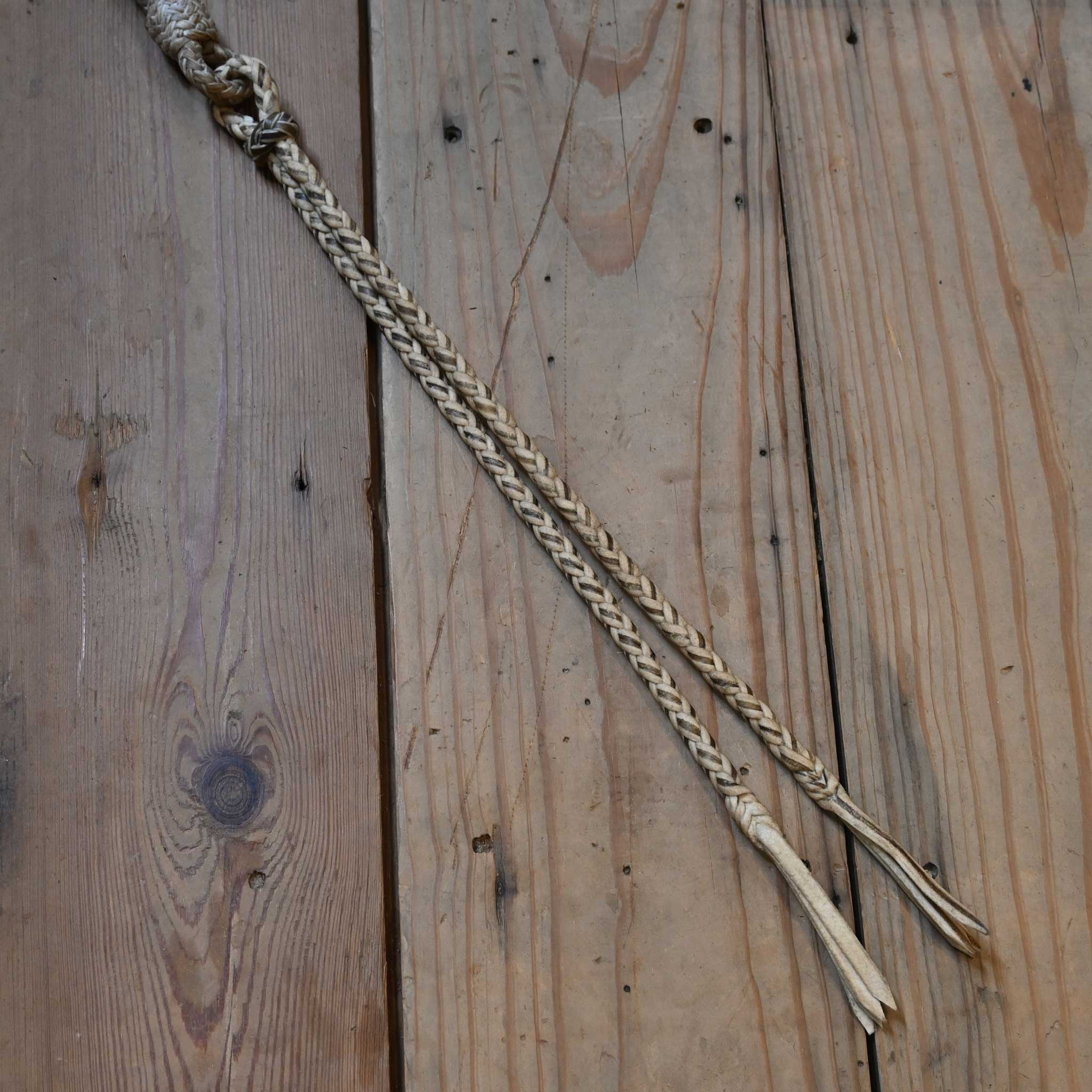 24 1/2" Braided Rawhide Quirt - Image 2