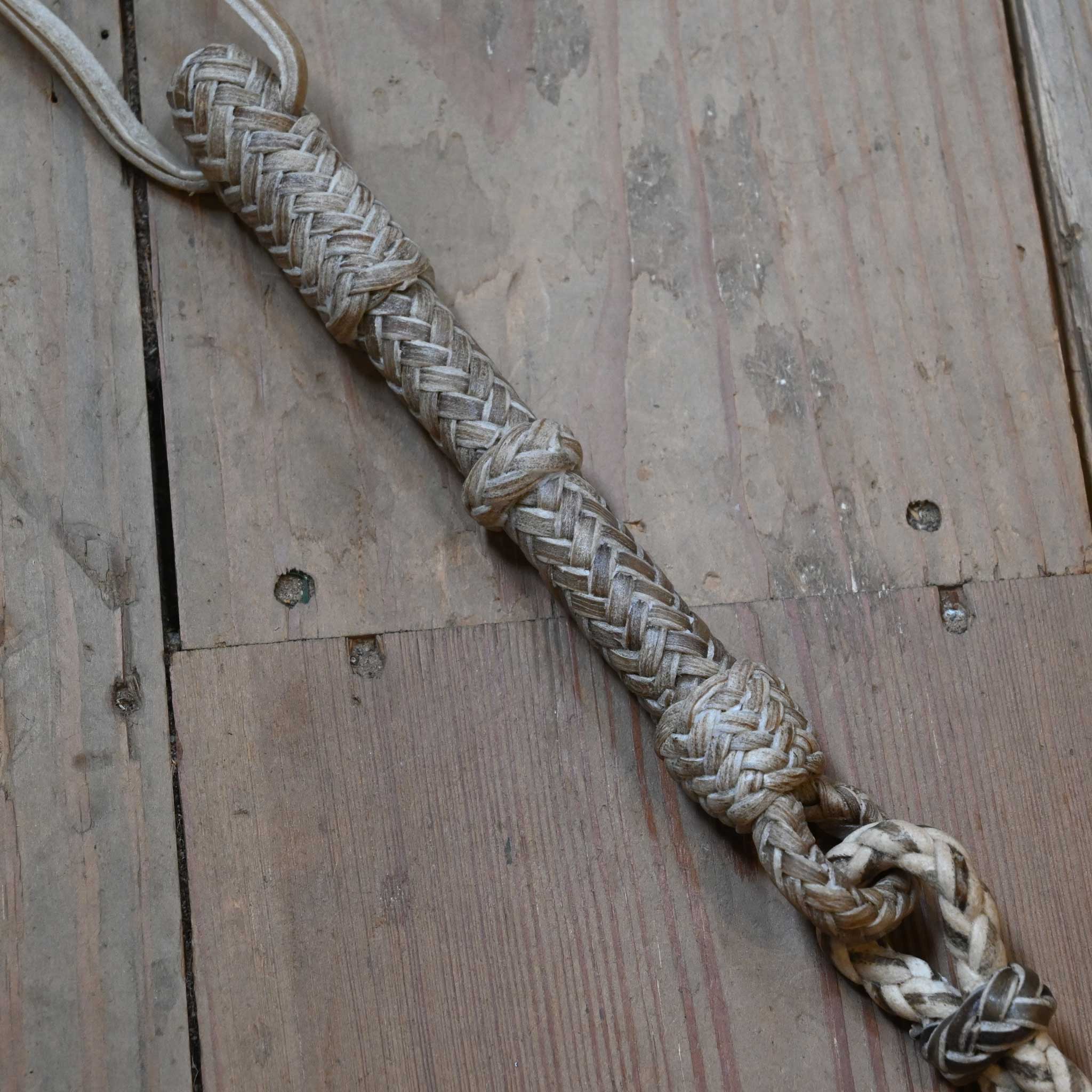 24 1/2" Braided Rawhide Quirt - Image 3