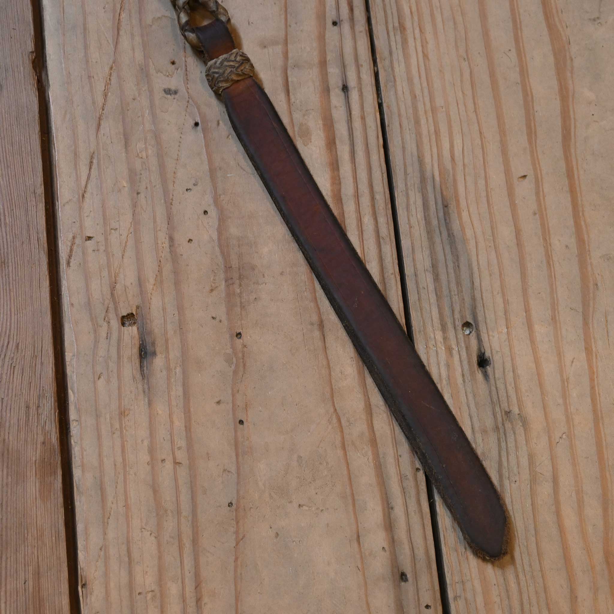 26" Braided Rawhide Quirt - Image 2