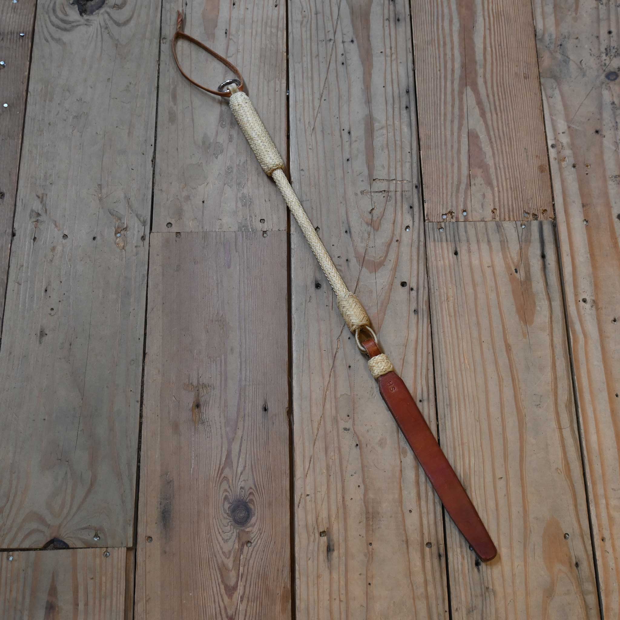 28" Tom Stephens Braided Rawhide Quirt