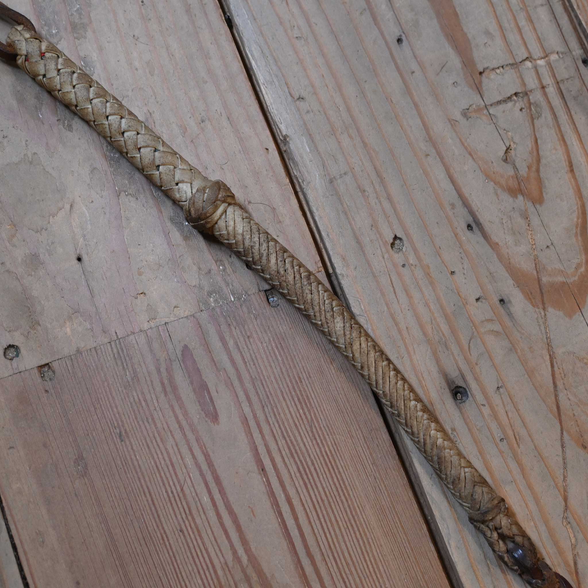 30" Braided Rawhide Quirt - Image 3