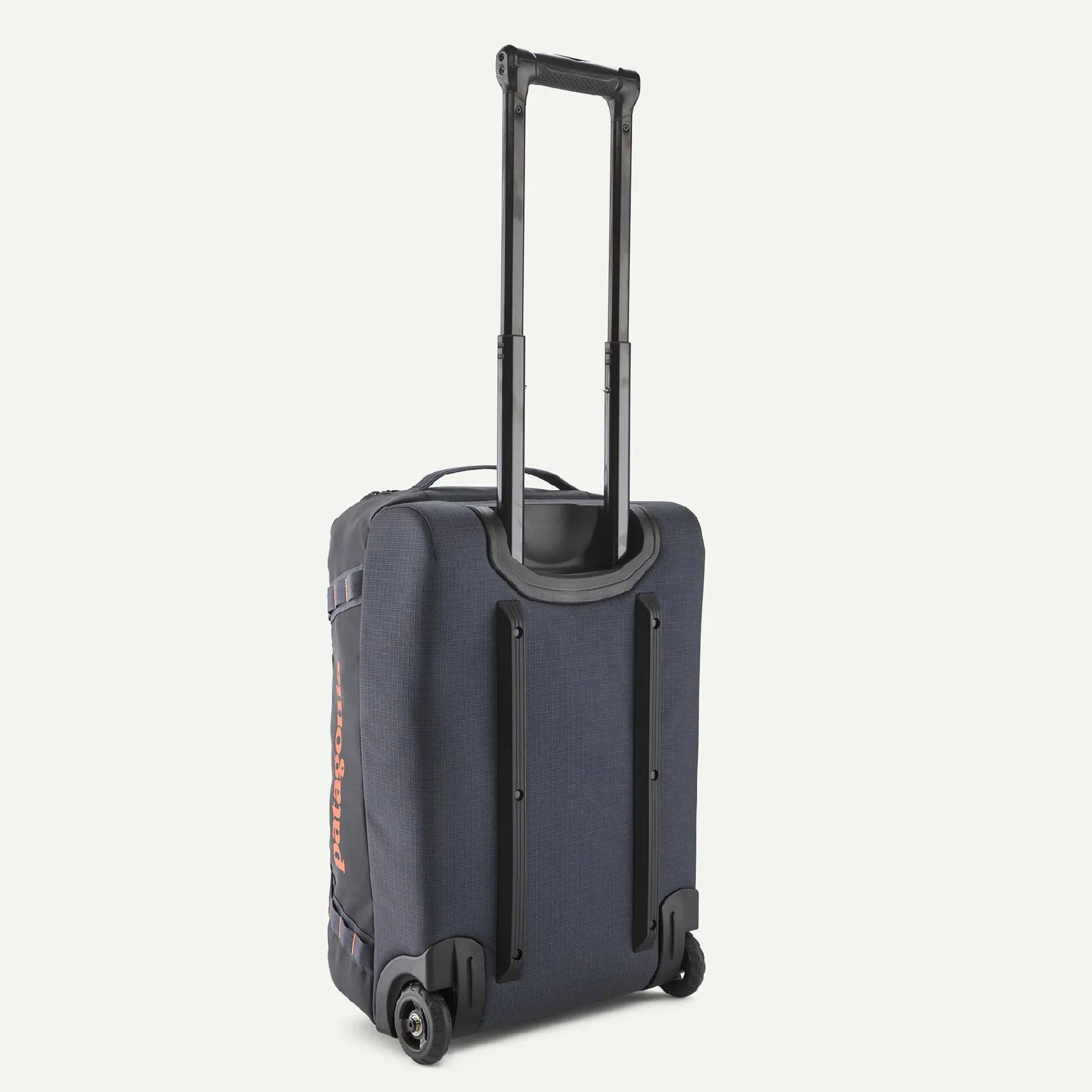 Patagonia 40L Black Hole Wheeled Duffle Bag - Smolder Blue w/Amanita Red - Image 5