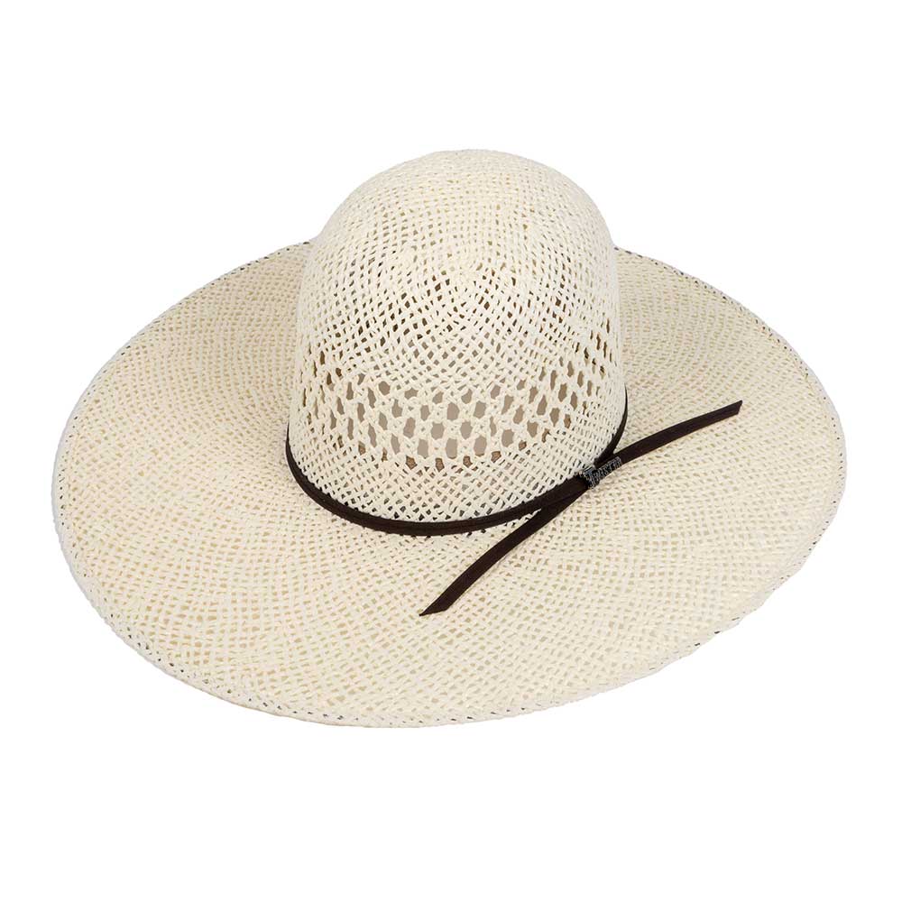 Twister Jute 5" Brim Open Crown Straw Hat
