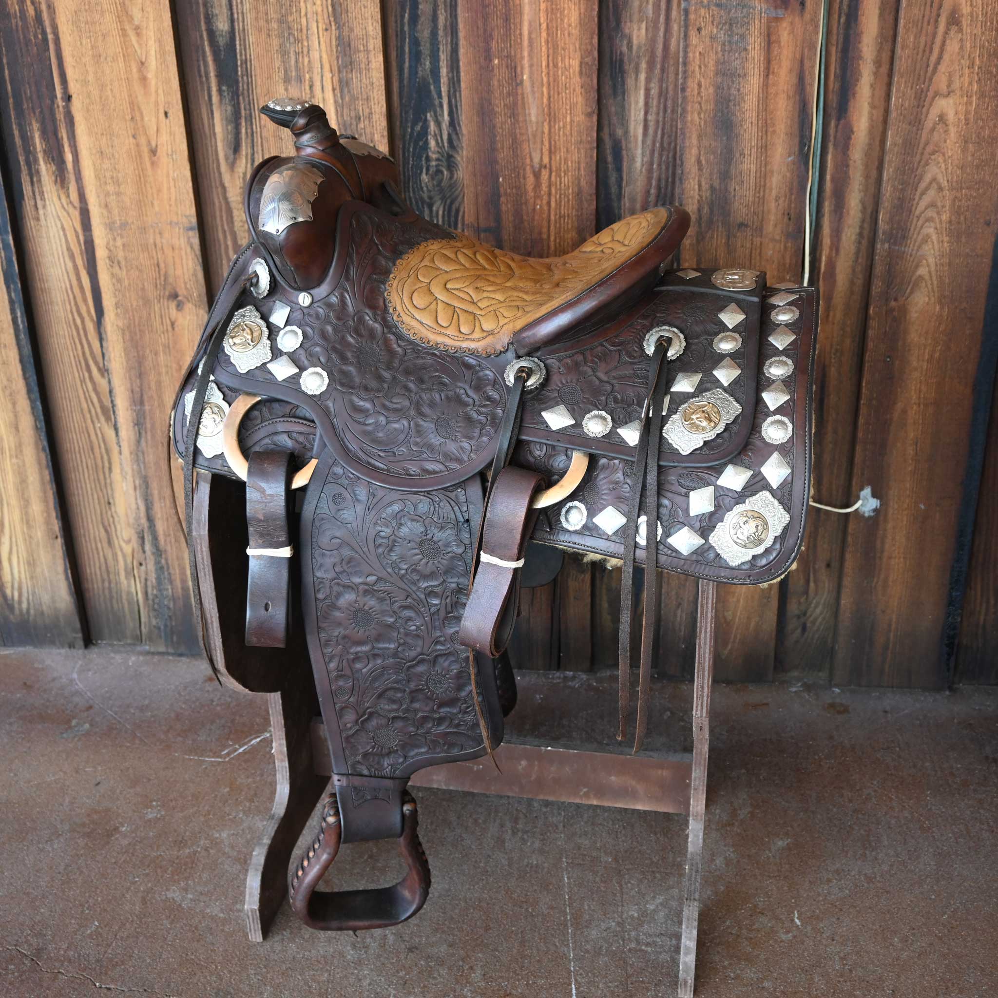50's Antique Parade Saddle - Image 11
