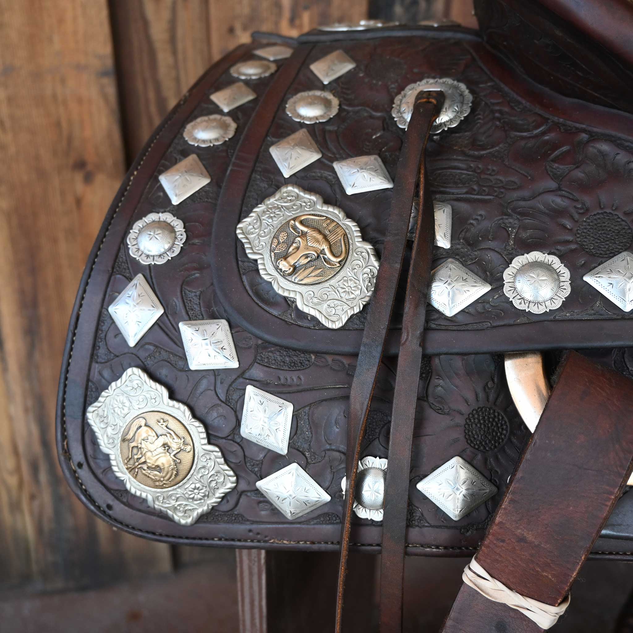 50's Antique Parade Saddle - Image 3
