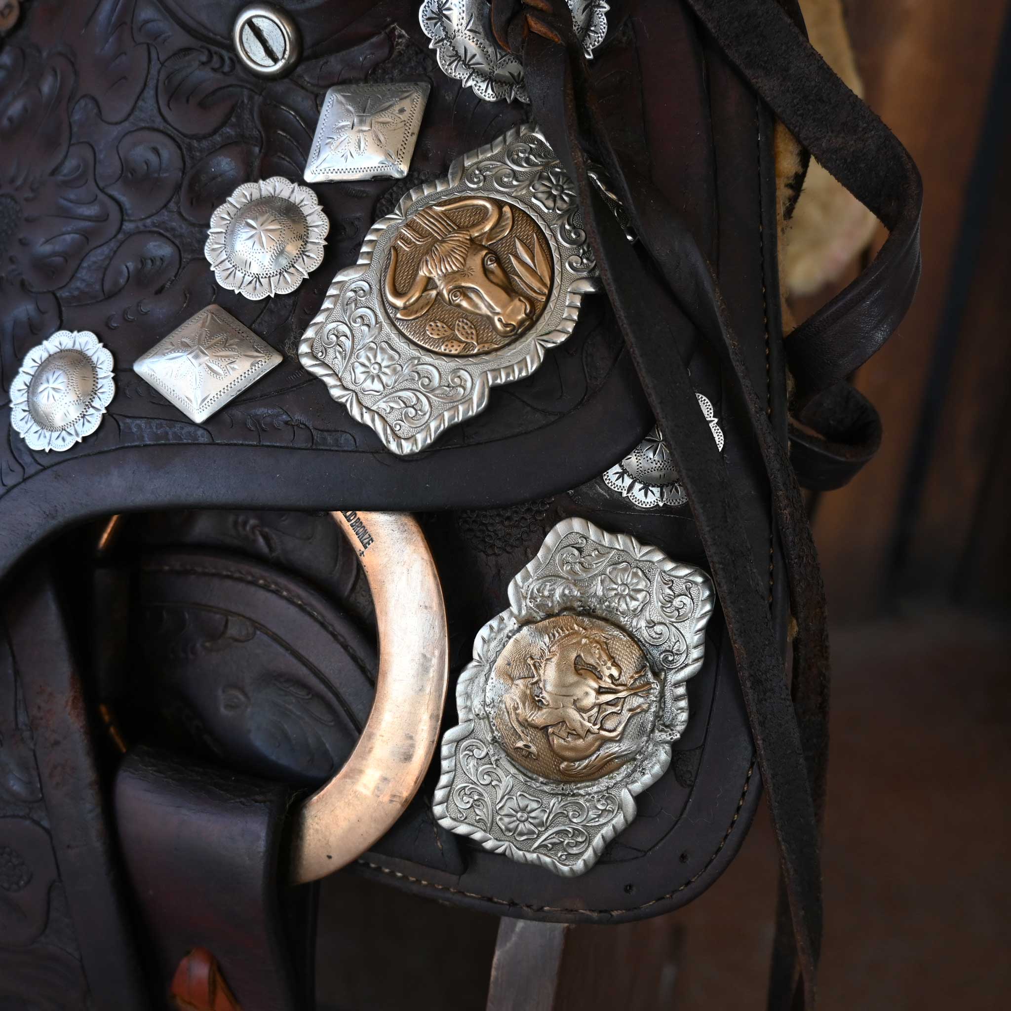 50's Antique Parade Saddle - Image 4