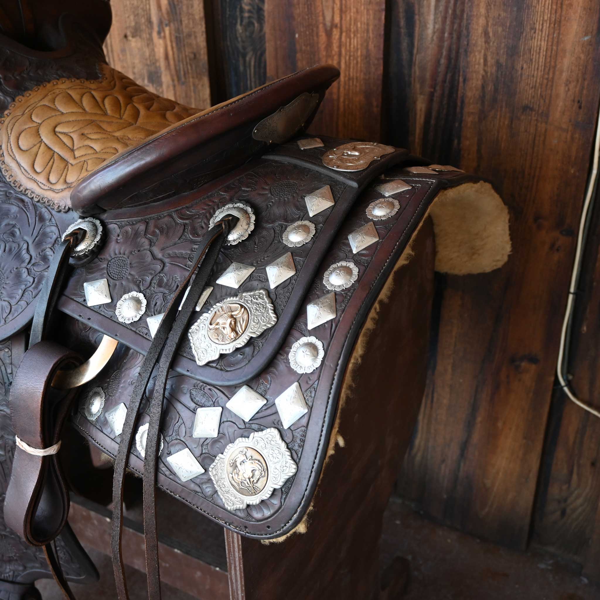 50's Antique Parade Saddle - Image 6