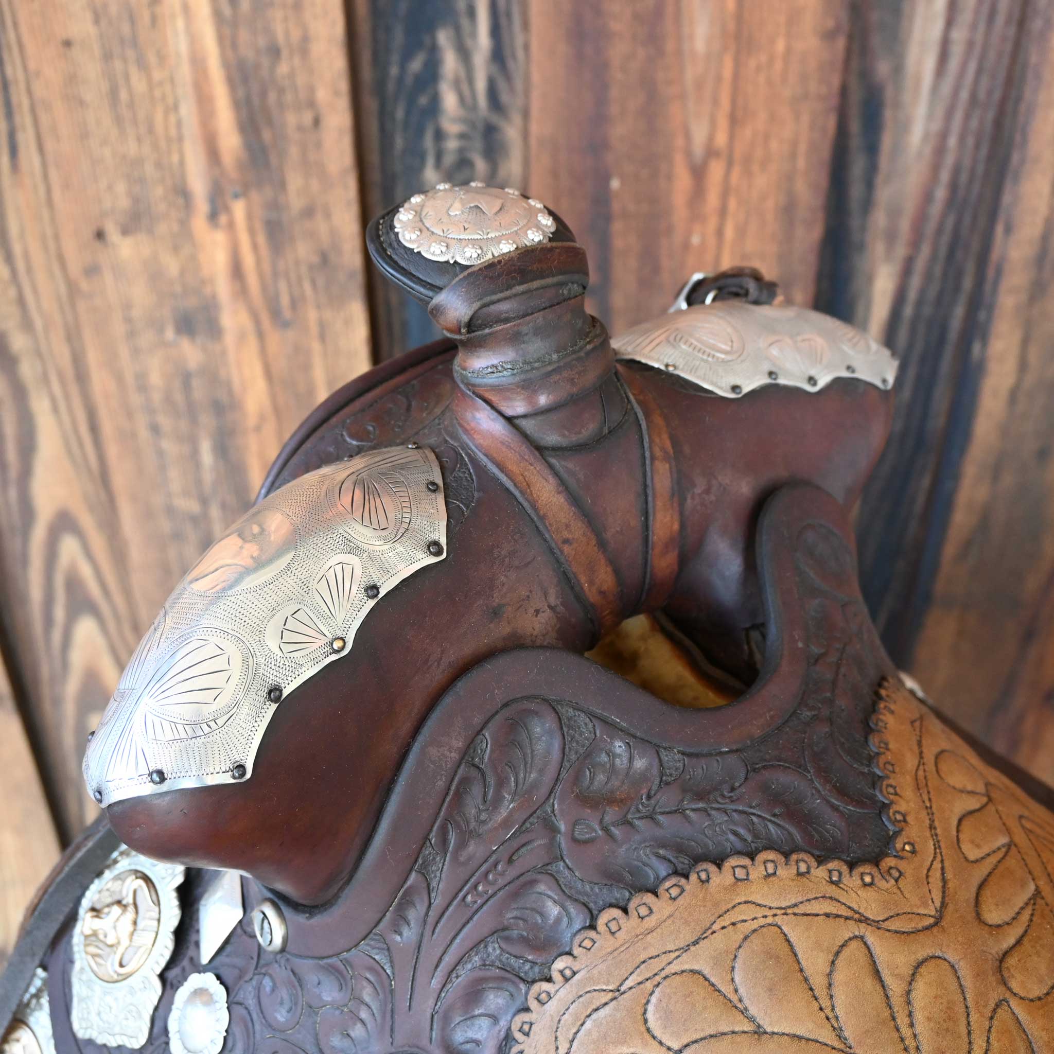 50's Antique Parade Saddle - Image 9