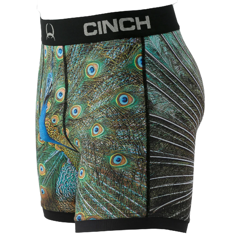 Cinch Men's 6" Peacock Boxer Brief - Image 3