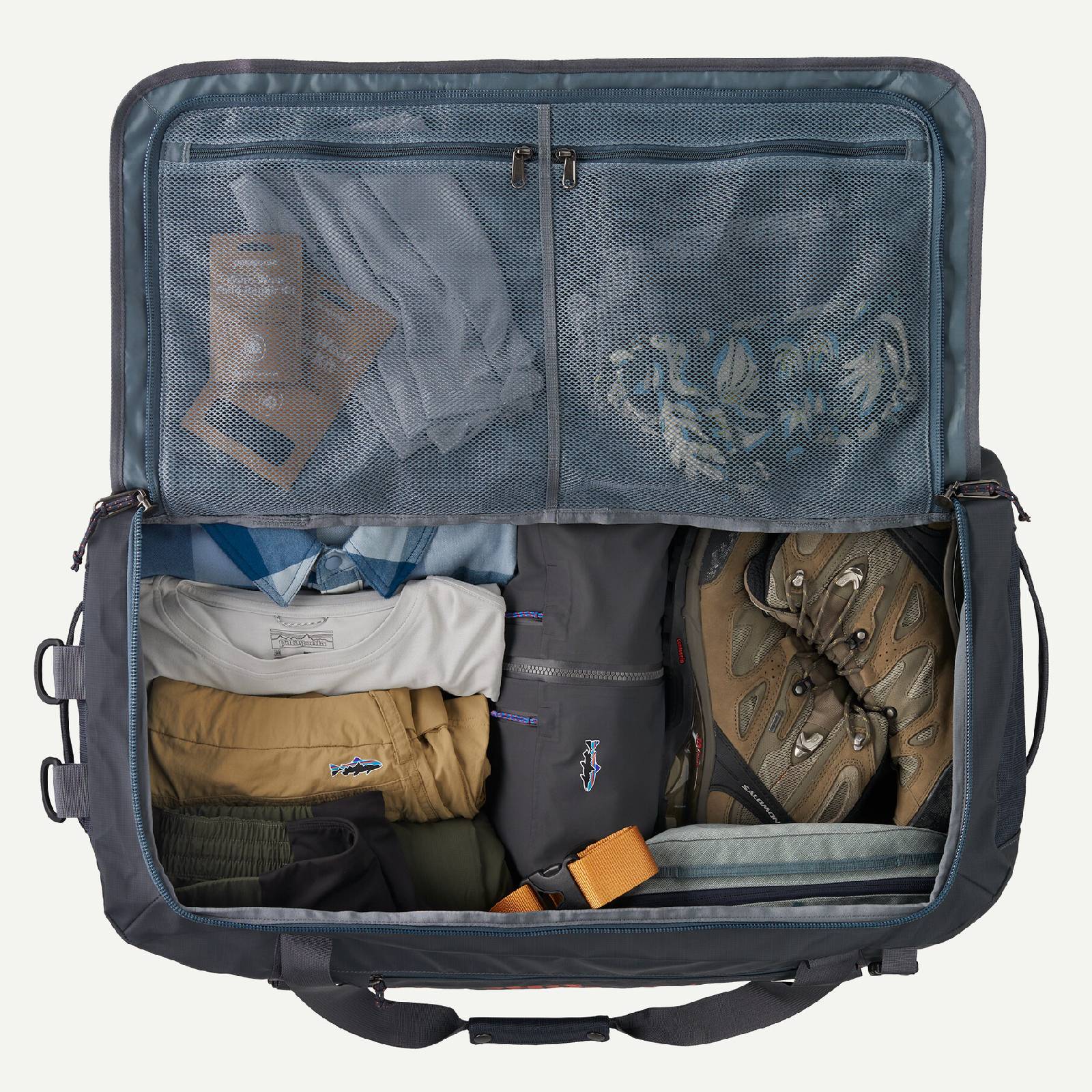 Patagonia 70L Black Hole Duffle - Matte Black - Image 6