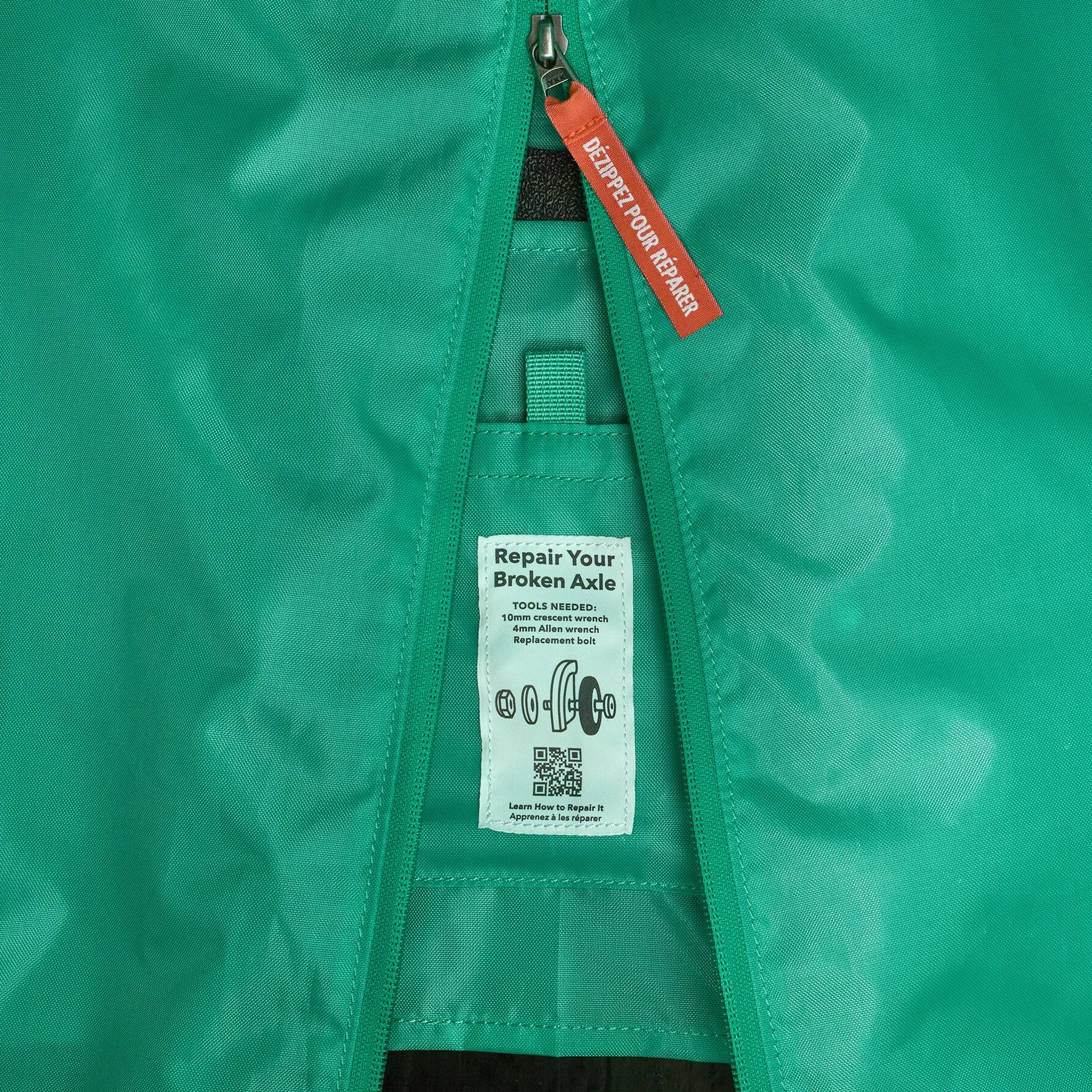 Patagonia 70L Black Hole Wheeled Duffle Bag - Aqua Stone - Image 5
