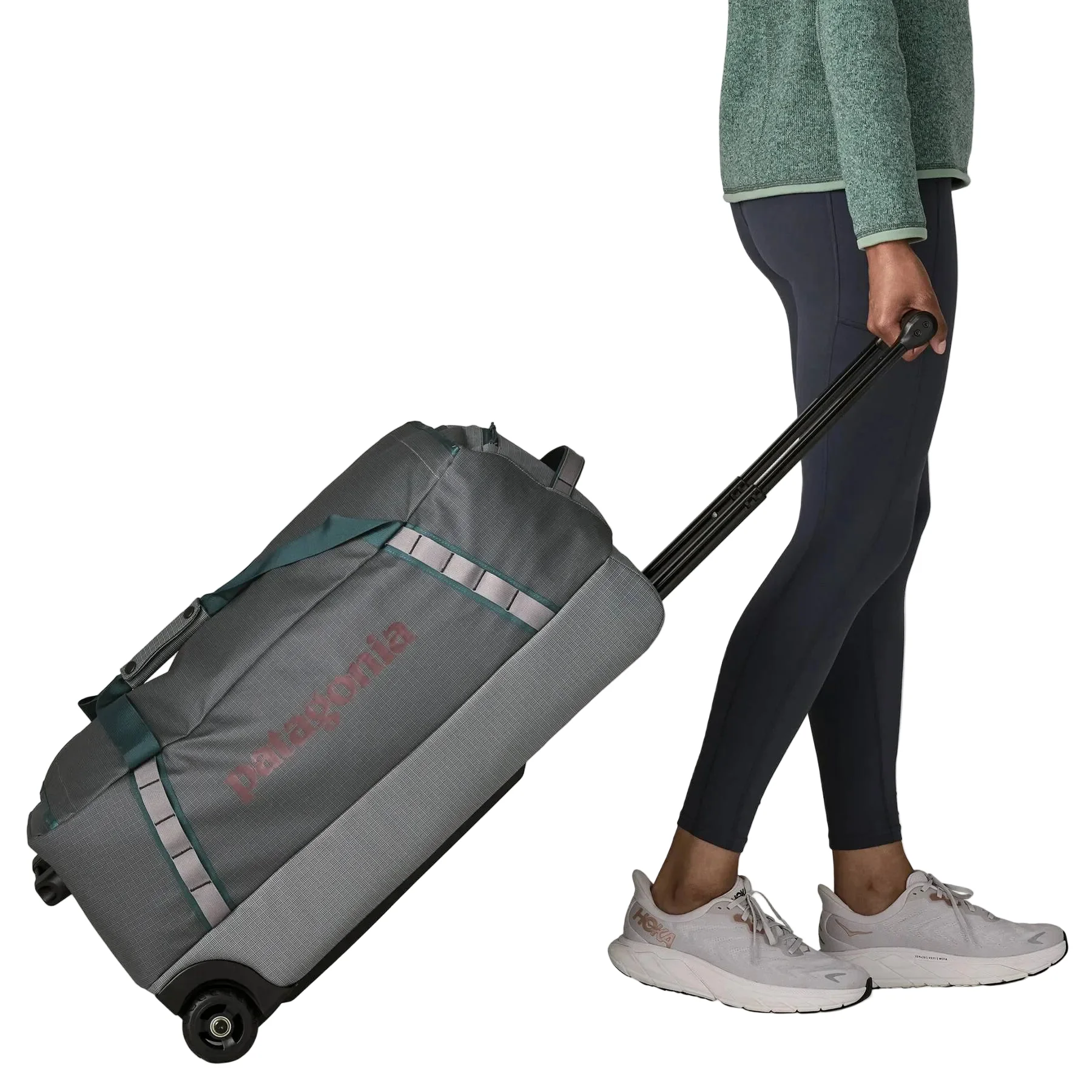 Patagonia 70L Black Hole Wheeled Duffle Bag - Aqua Stone - Image 6