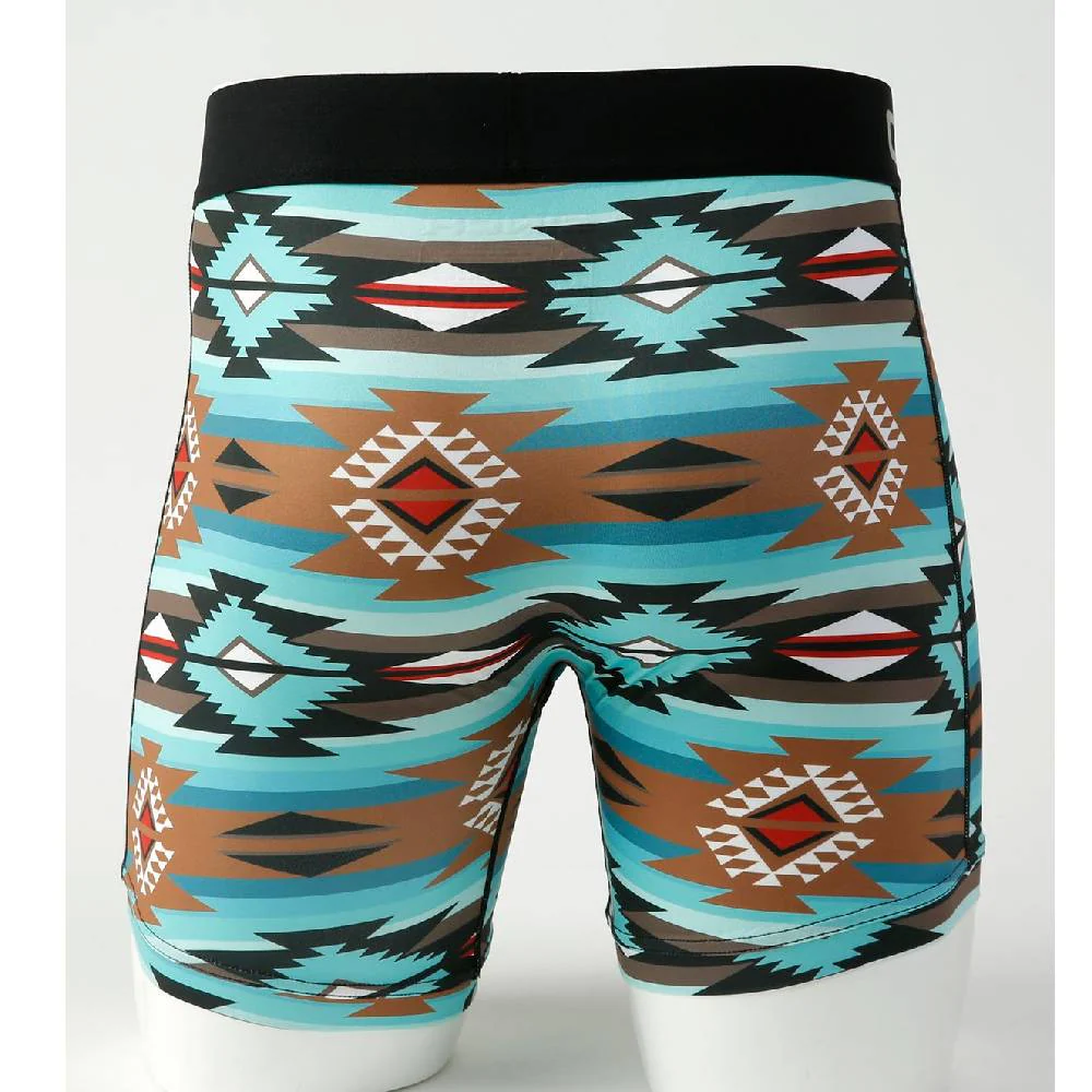 Cinch Men's Aztec Boxer Brief - 6" - Image 2
