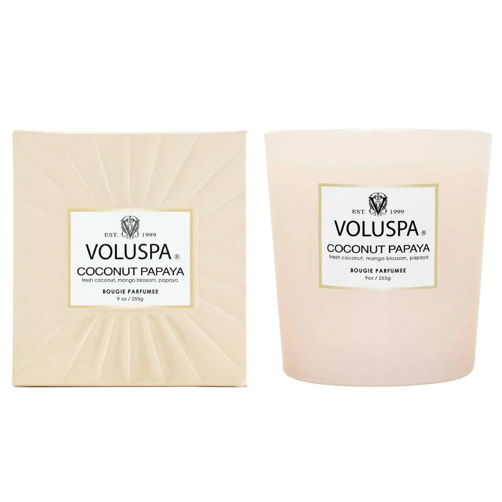 Voluspa Coconut Papaya Classic Candle - Image 2