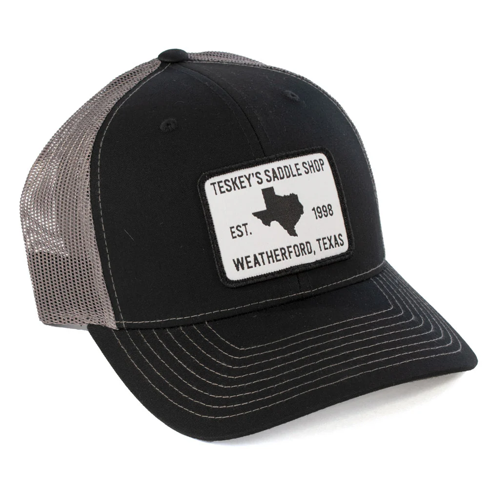 Teskey's Youth 98 Saddle Shop Patch Cap - Black/Charcoal