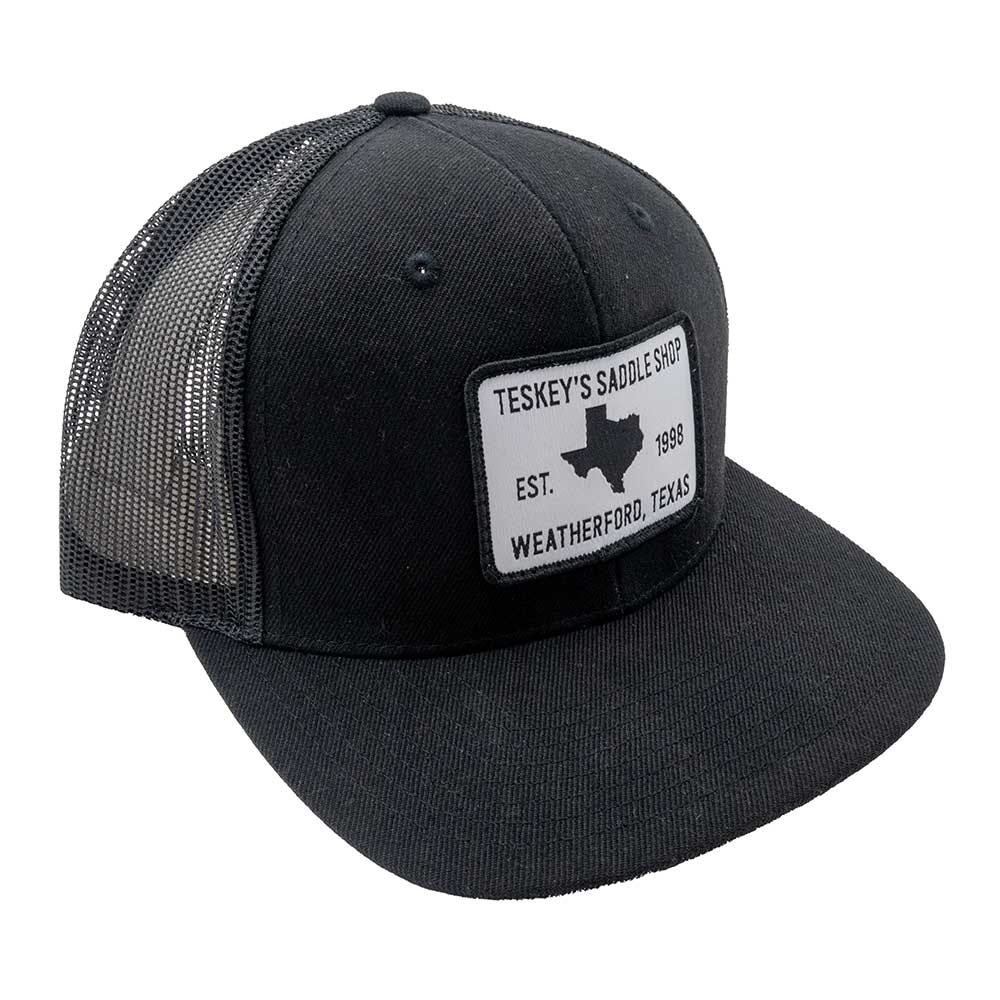 Teskey's 98 Saddle Shop Cap - Solid Black - Image 2
