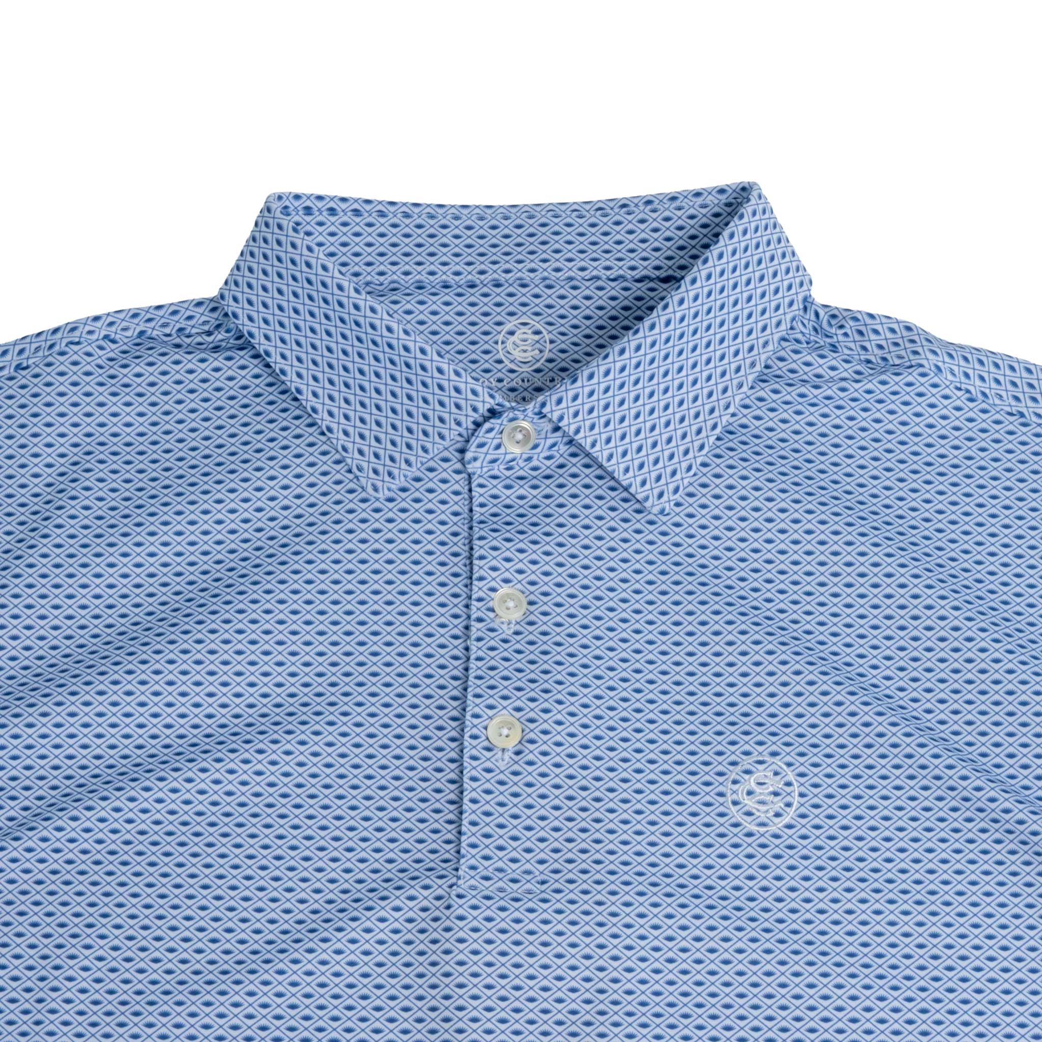 Cowboy Country Club Agave Polo Shirt - Navy - Image 3