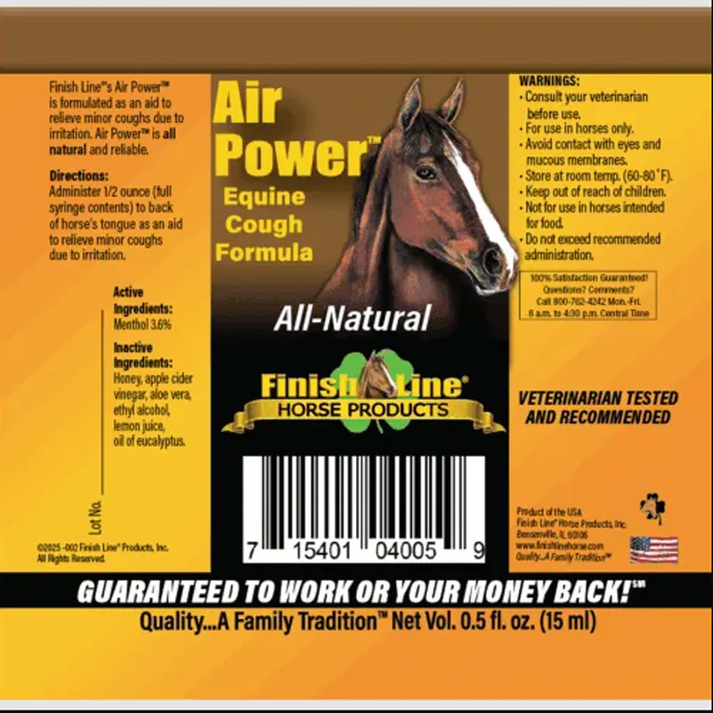 Finish Line Air Power Equine Cough Formula - Image 5