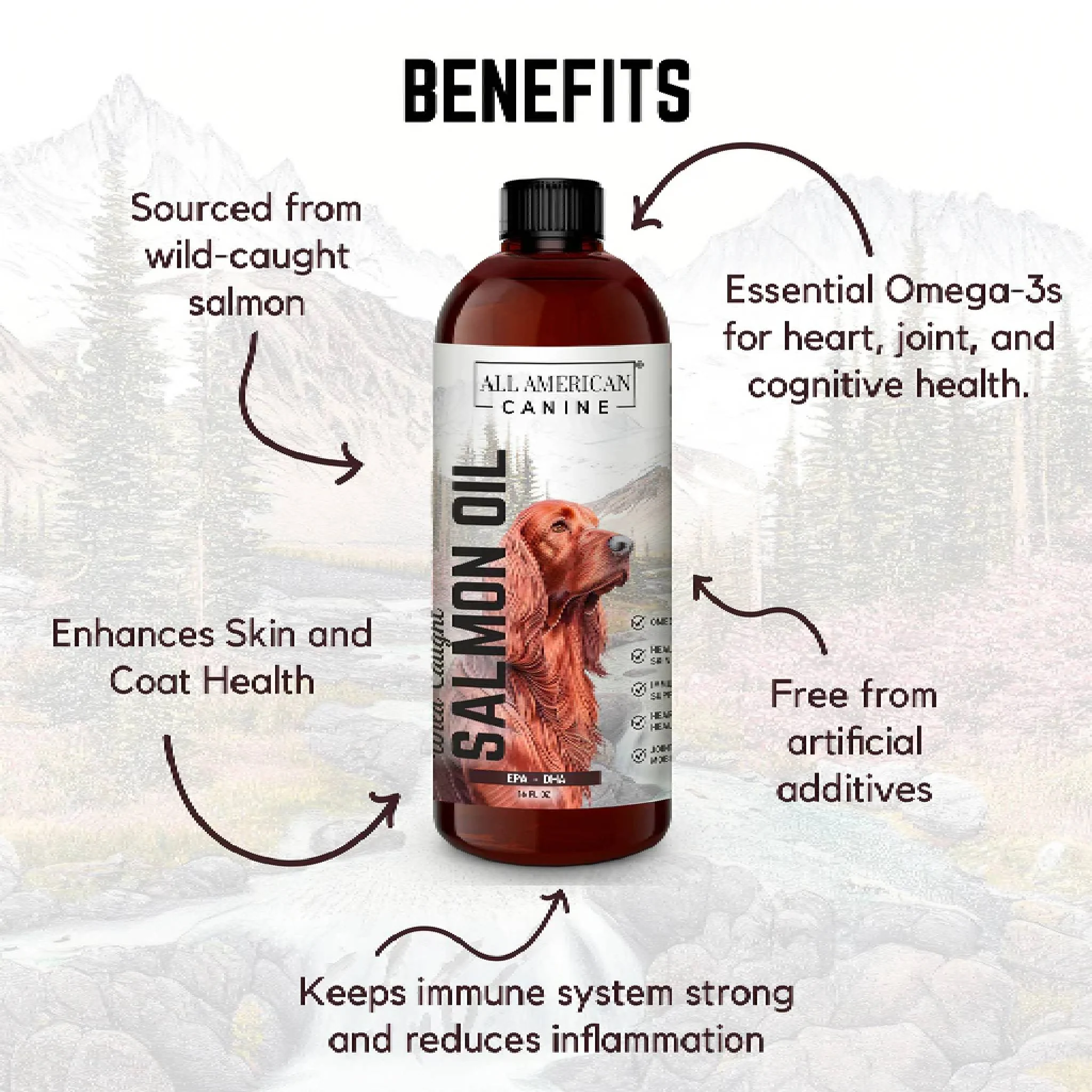 All American Canine Salmon Oil - Image 3