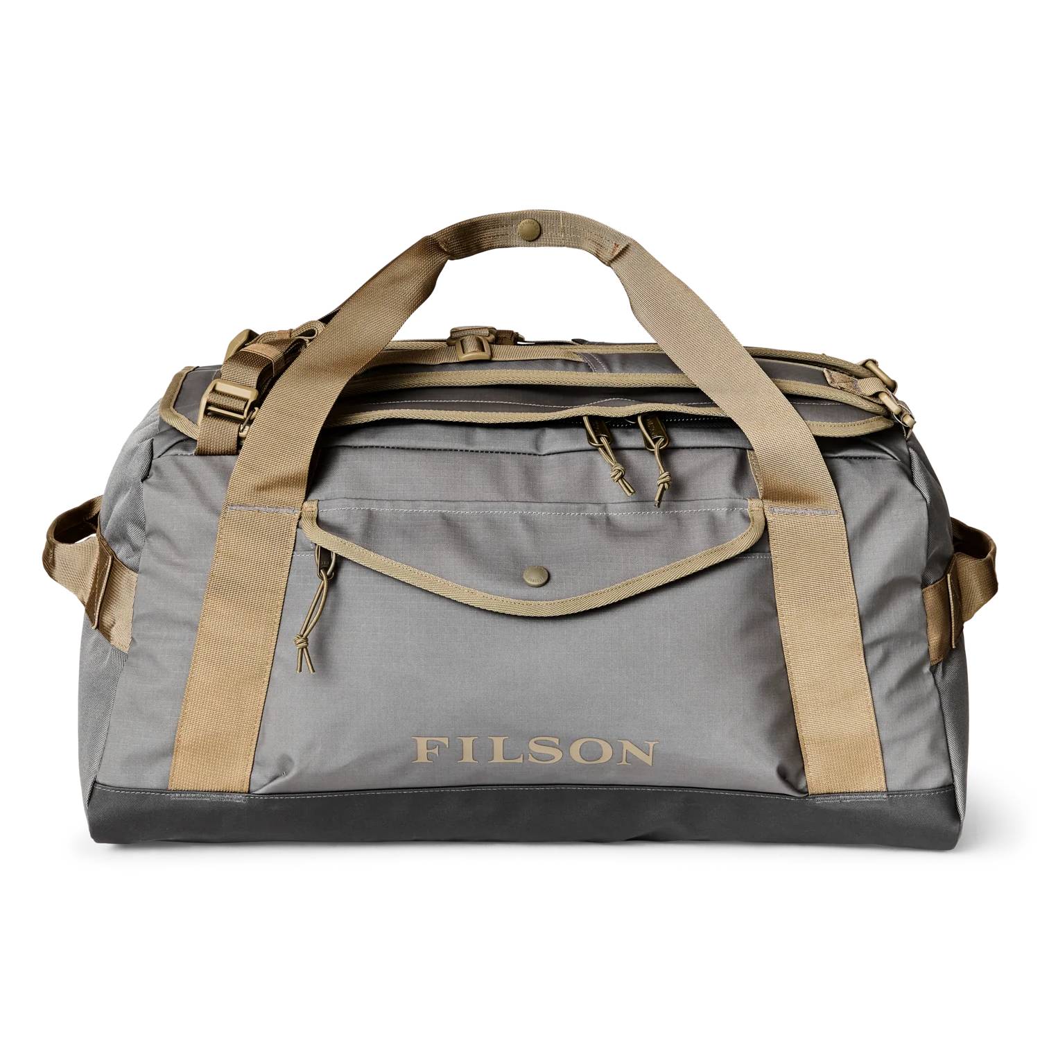 Filson All Weather 50L Duffle Bag - Moon Mist/Pewter